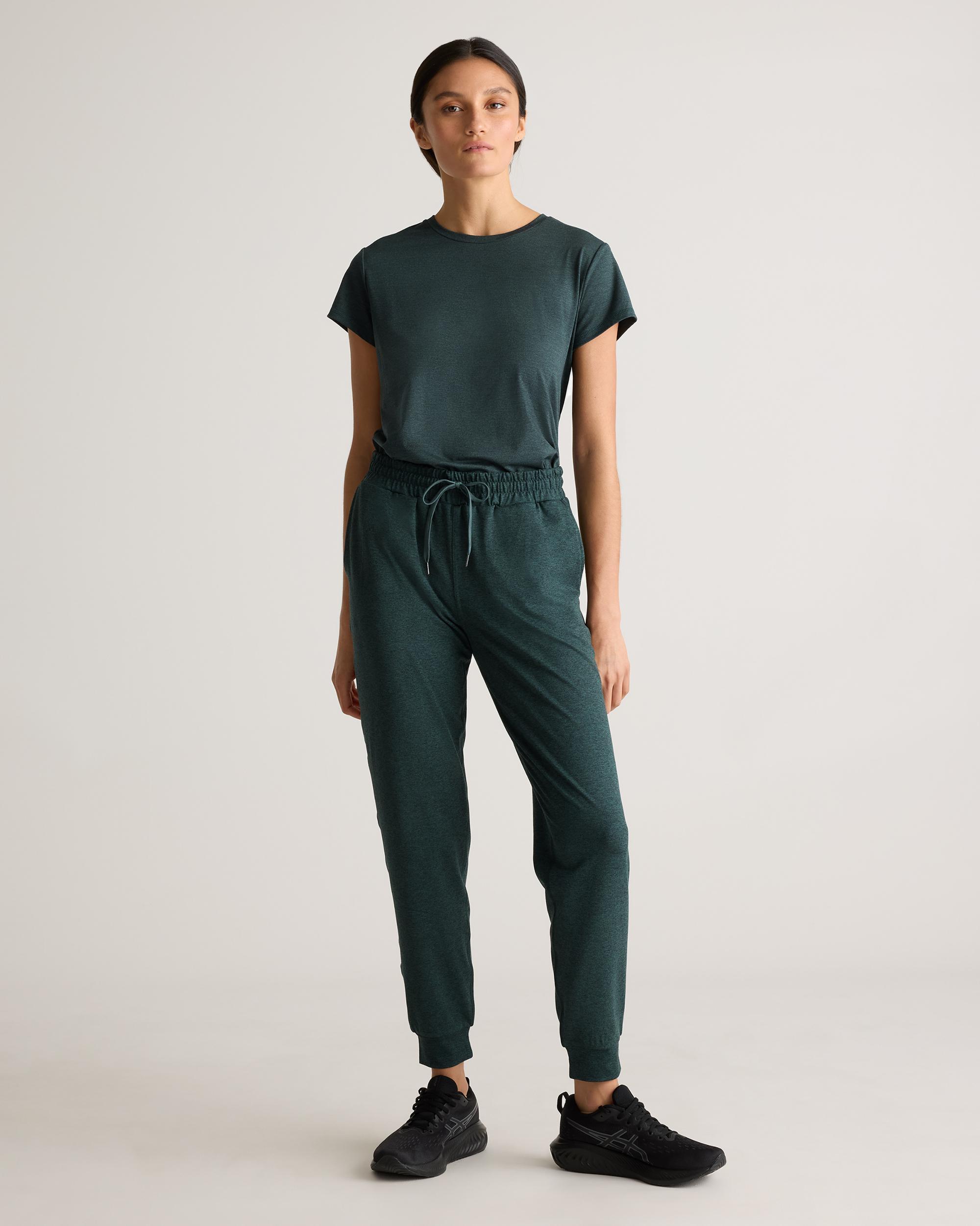 Quince | Women's Super Soft Performance Joggers Flowknit Activewear, Recycled Polyester, Size XS, Recycled Poly with Stretch Product Image