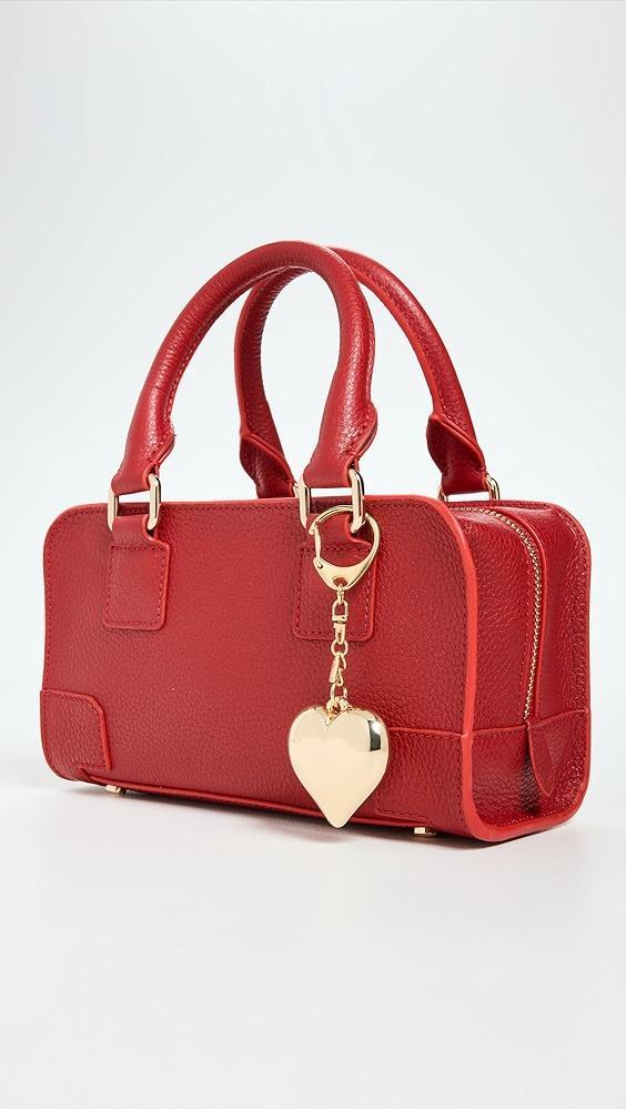 Kenneth Jay Lane Gold Puffed Heart Charm Keychain | Shopbop Product Image