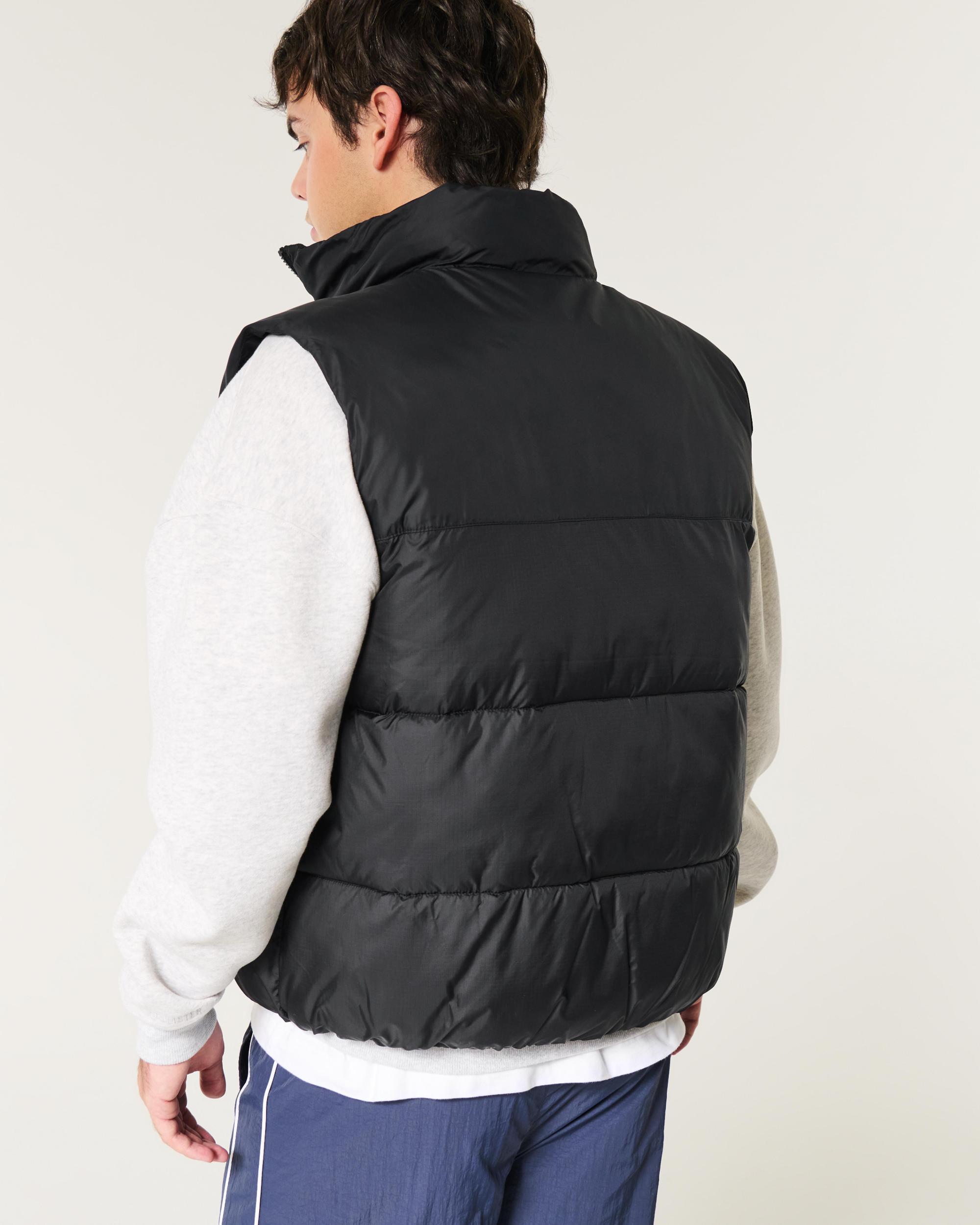 Zip-Up Puffer Vest Product Image