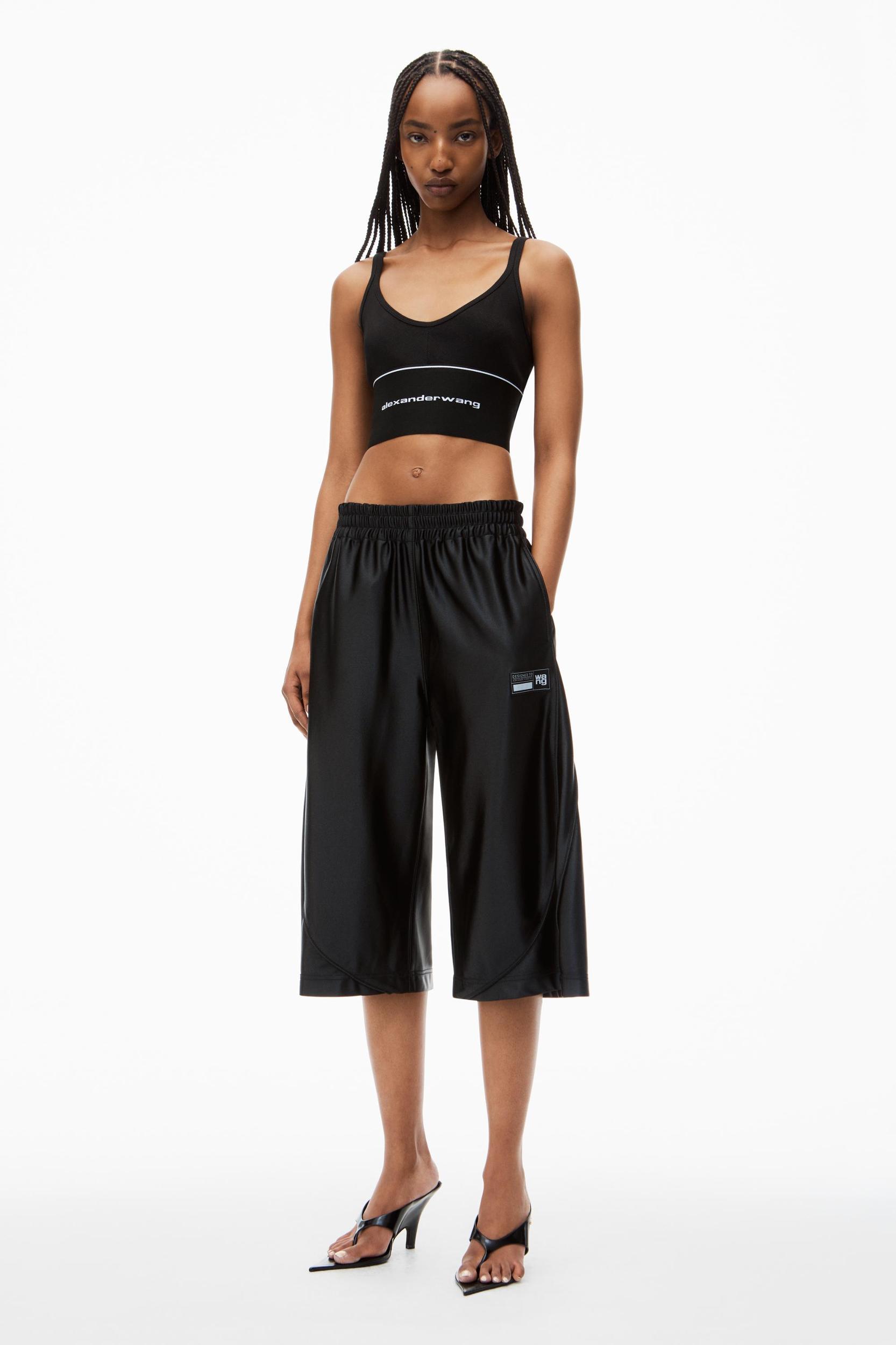Logo Elastic Bra In Ribbed Jersey Product Image