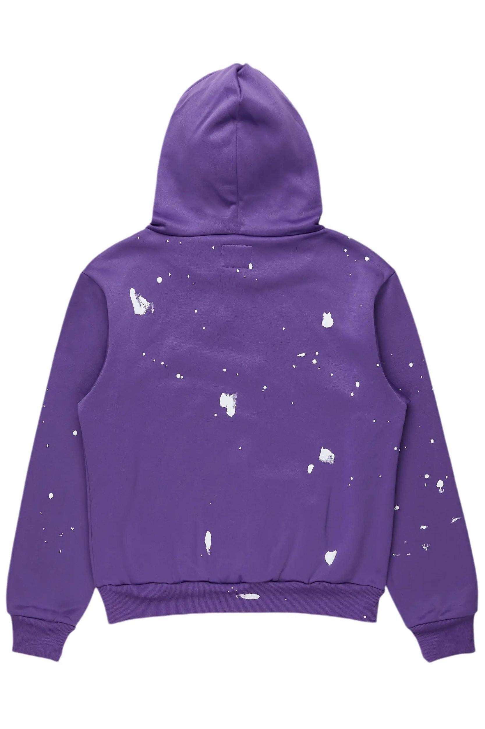 Nahomy Purple Oversized Hoodie Female Product Image