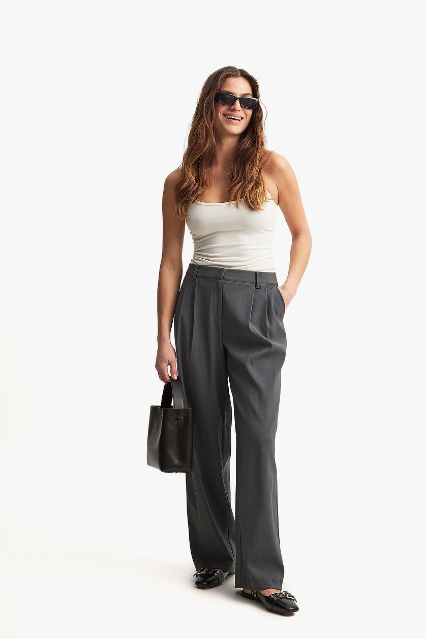 Low Waist Suit Pants Product Image