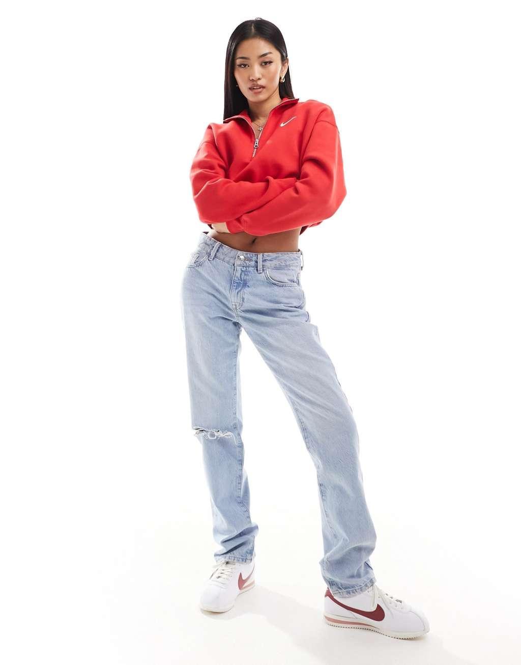 Nike Phoenix Fleece half zip sweatshirts Product Image