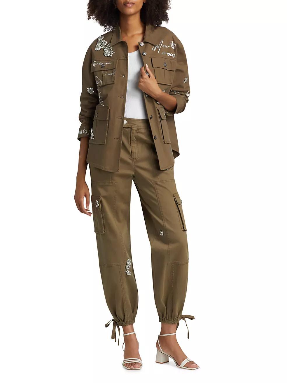 Foiled Je Taime Vera Shirt Jacket Product Image