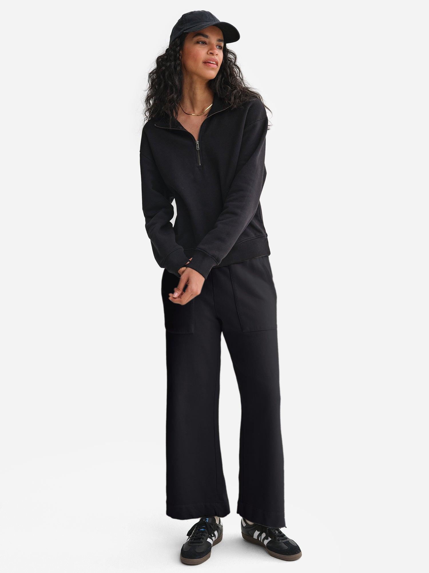 Organic Fleece Wide Leg Pant Female Product Image