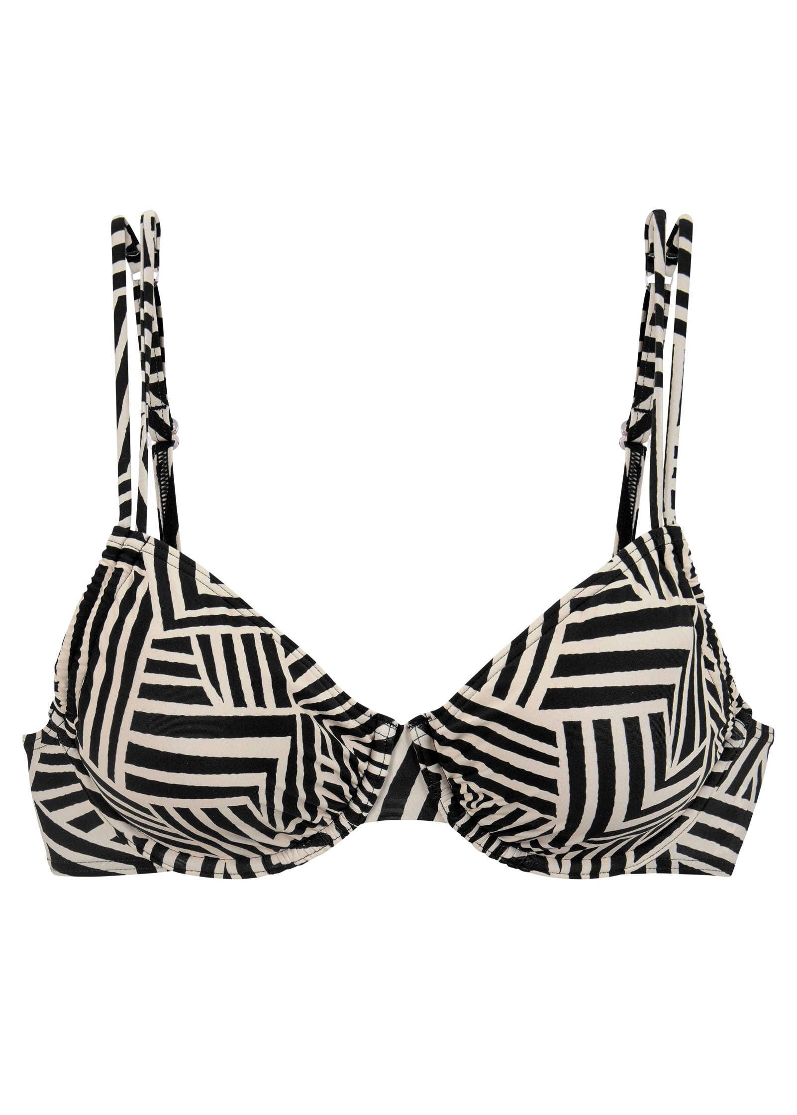 Underwire Bikini Top - Zig-Zag Tribal Product Image