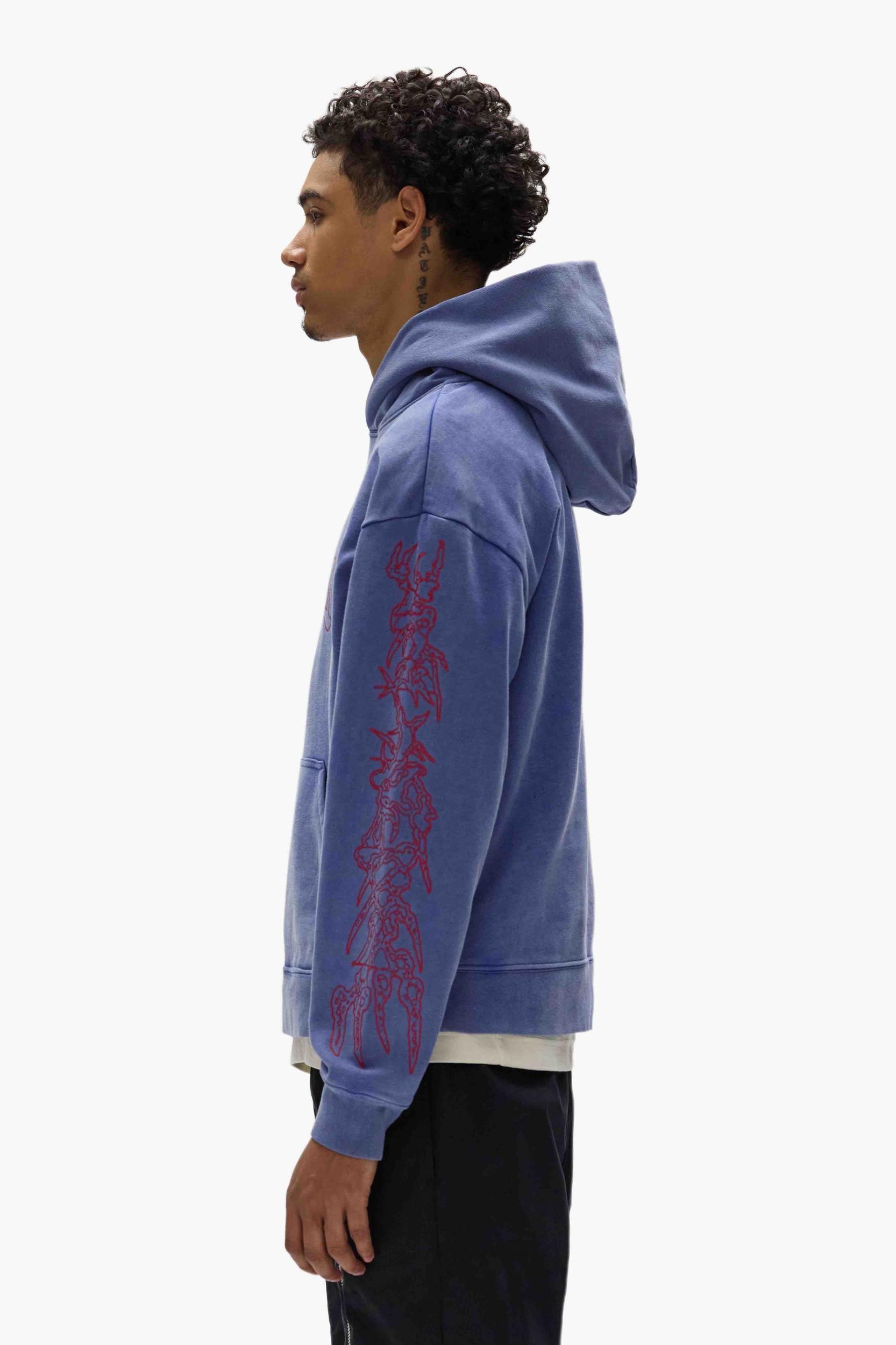 Purple Brand Arched Gothic Hoodie Product Image