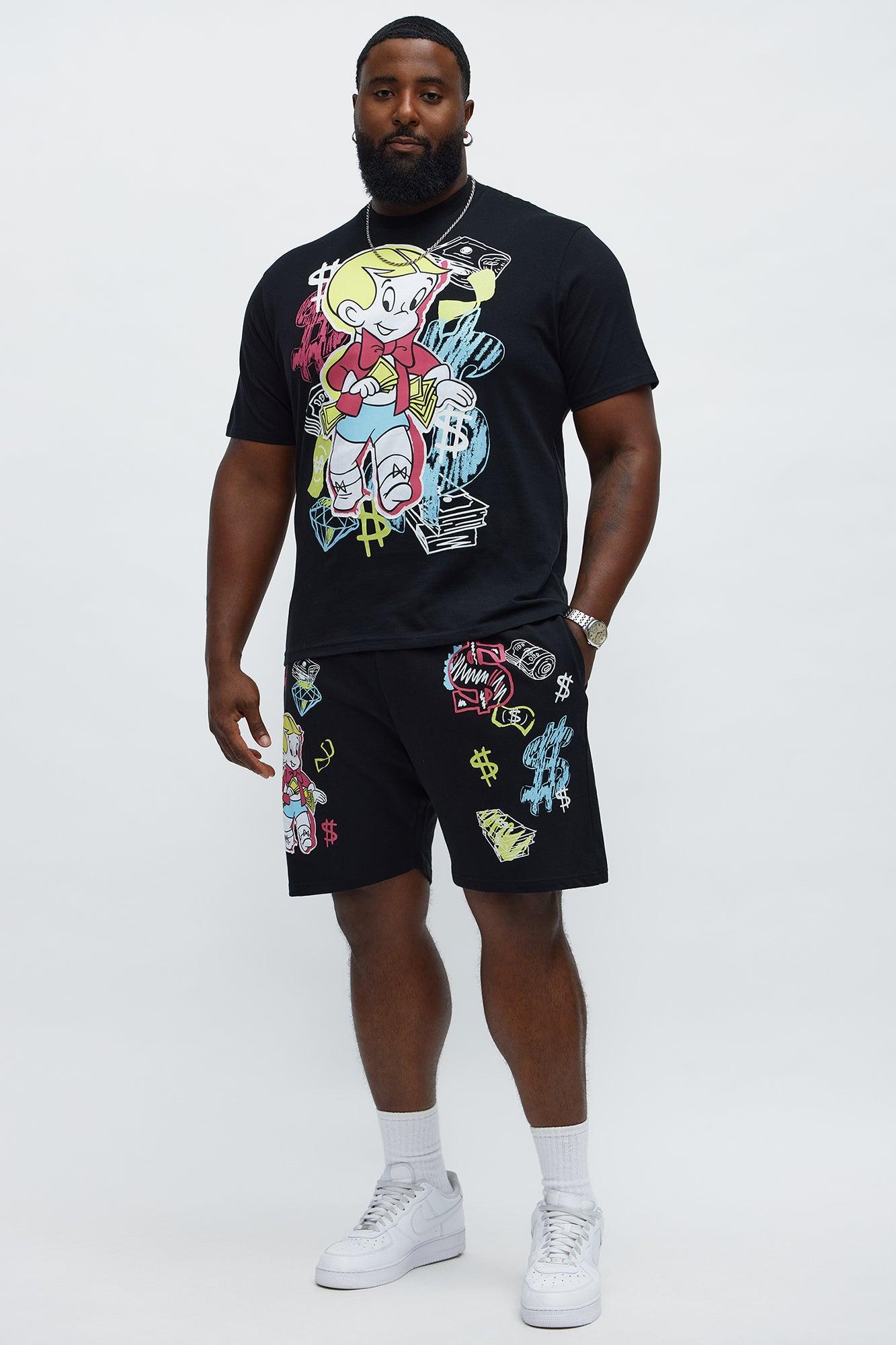 Richie Rich $ign Sweatshorts - Black Product Image