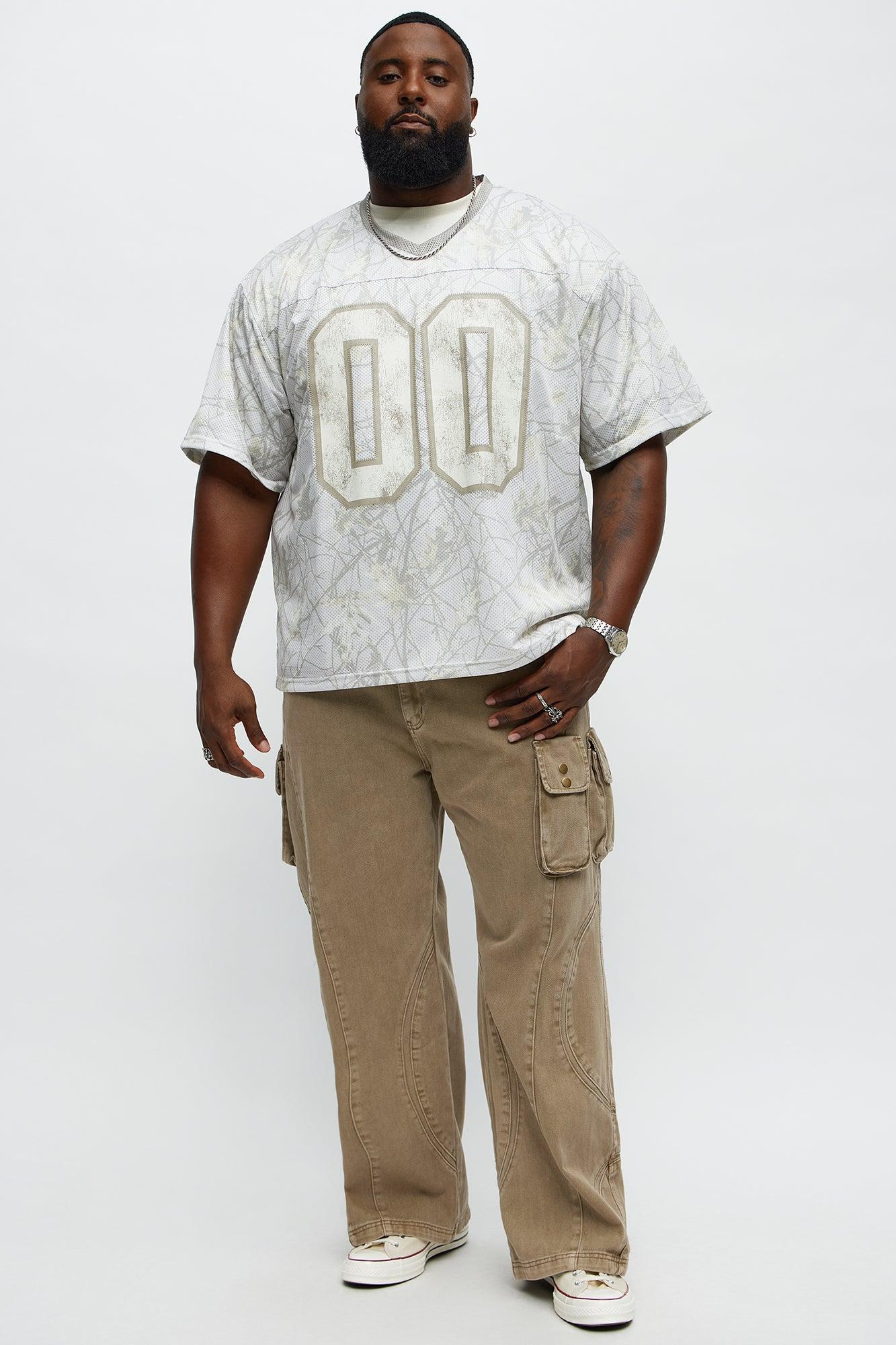 Short Sleeve Camo Jersey - Cream Product Image