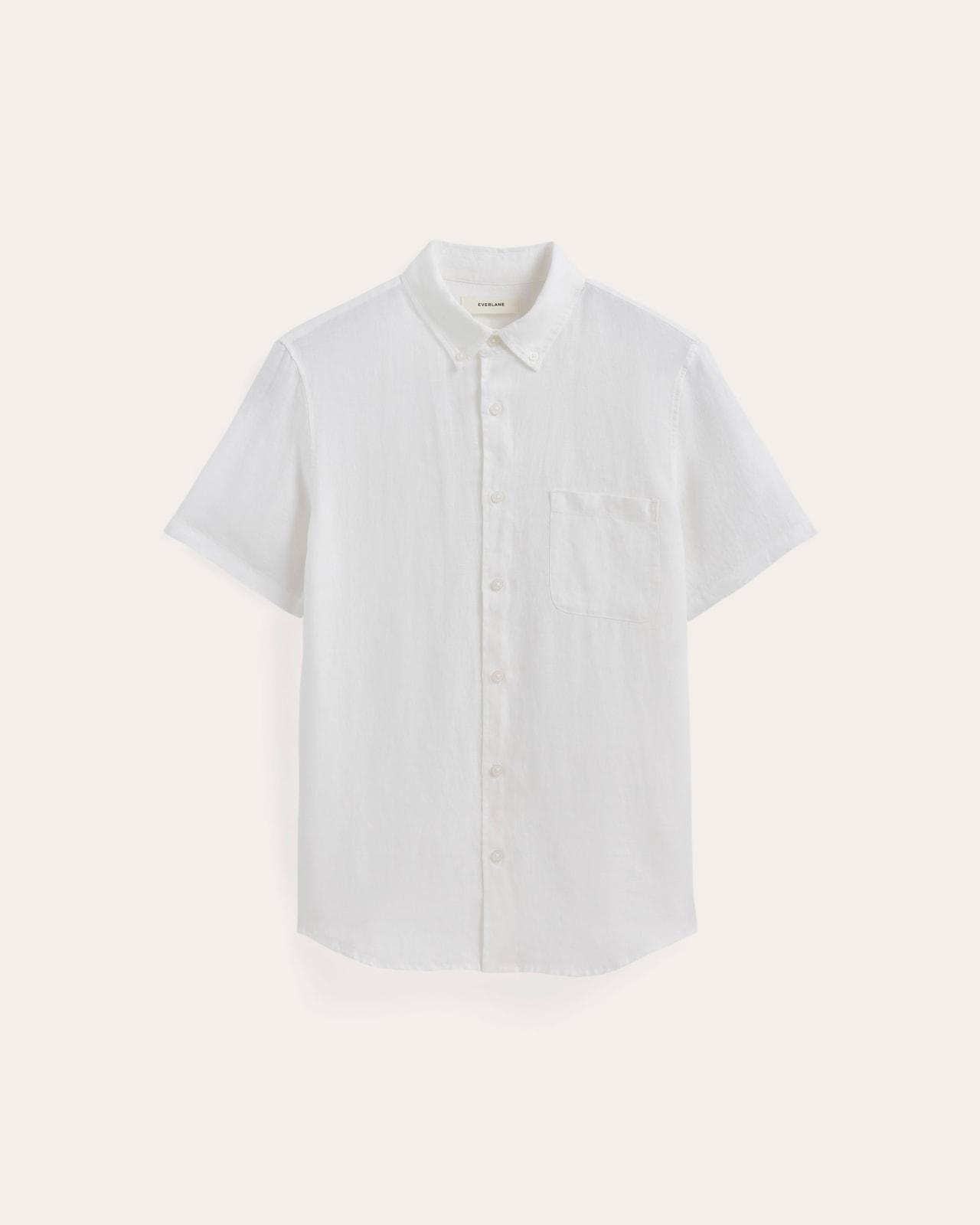 The Classic Short-Sleeve Shirt in Linen Product Image