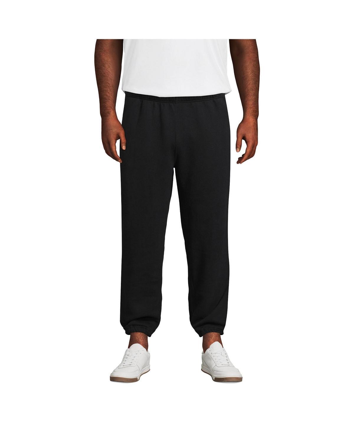Big & Tall Lands End Classic Serious Sweats Sweatpants, Mens Gray Grey Product Image