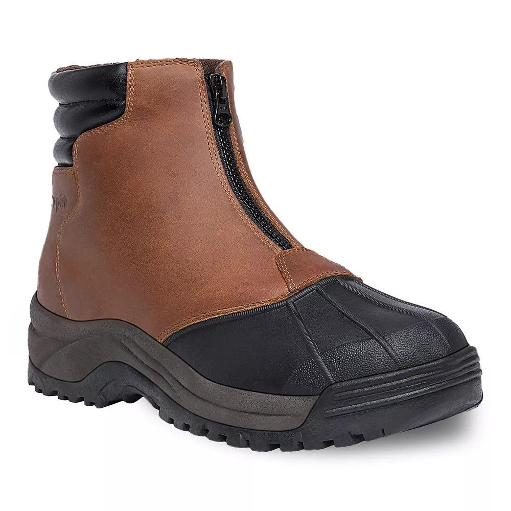 Propet Blizzard Zip Men's Waterproof Winter Boots, Size: 12 XW, Brown Black Product Image