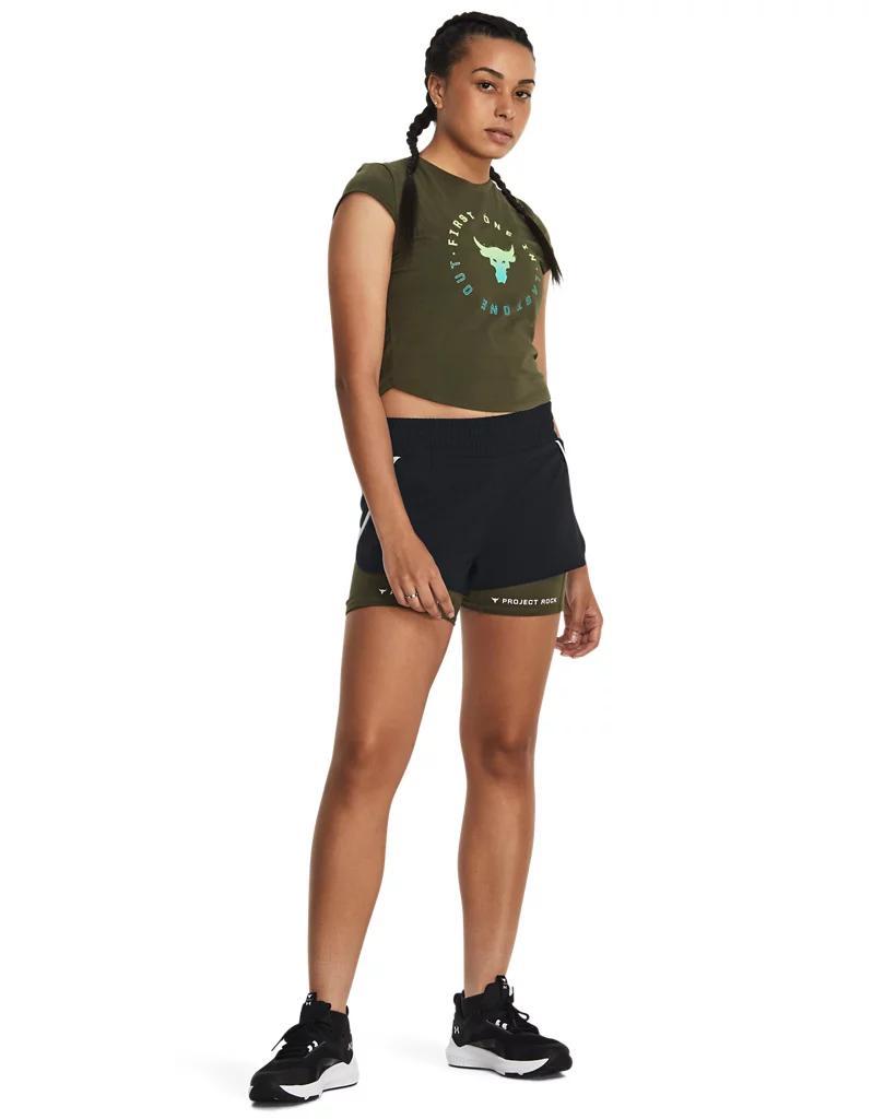 Women's Project Rock Night Shift Cap T-Shirt Product Image