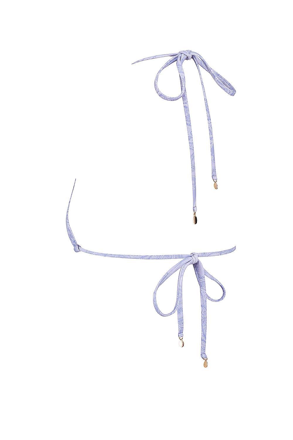 Caribe Lavender Paisley Bikini Top Product Image