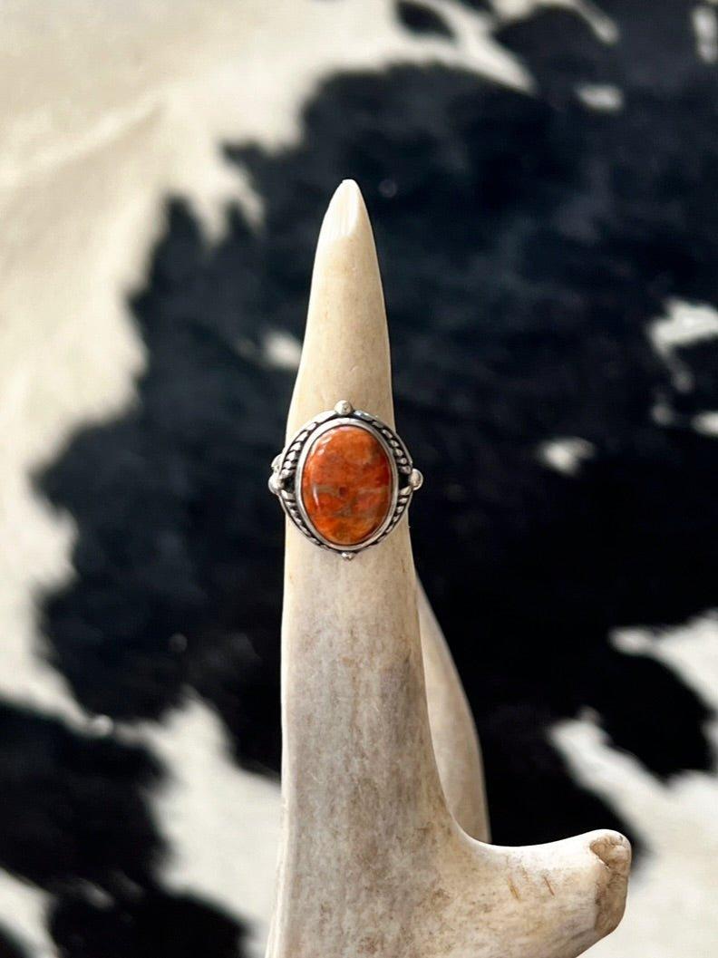 Western Sunset Navajo Sterling Silver Ring Product Image