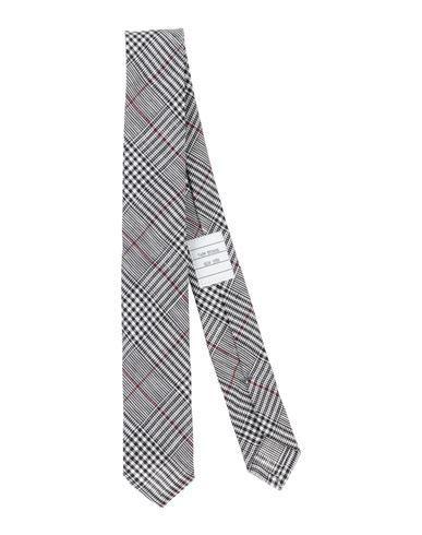THOM BROWNE Man Ties & Bow Ties Black Size - Linen In Gray Product Image