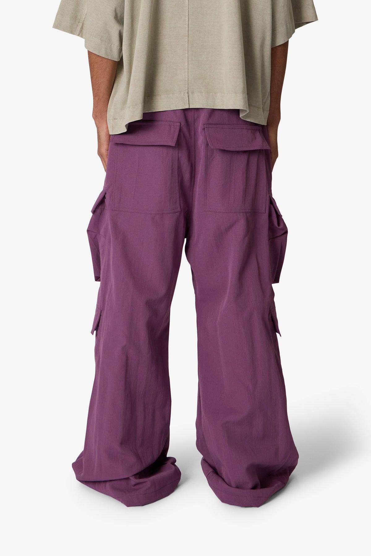 Rave Double Cargo Pants - Mauve Product Image