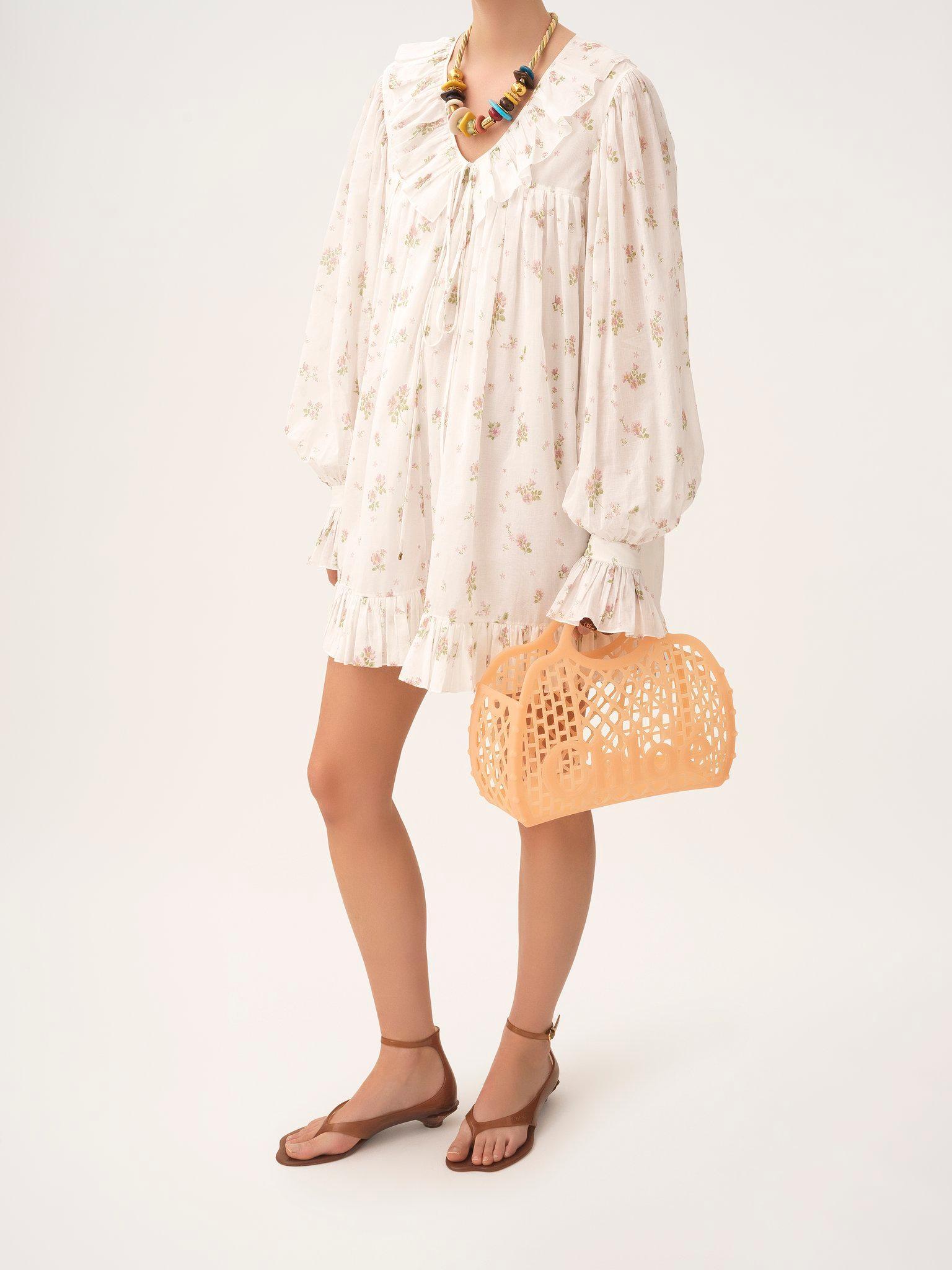 Chloé Cage tote bag in jelly Product Image