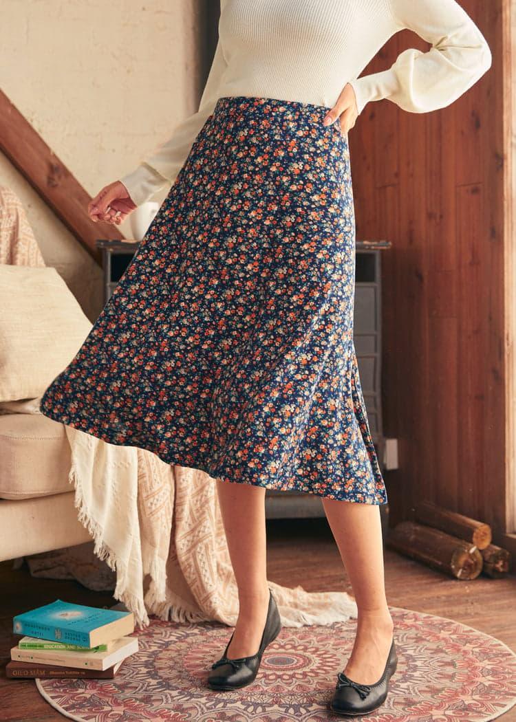 Excellence Attained Knit Midi Skirt Product Image
