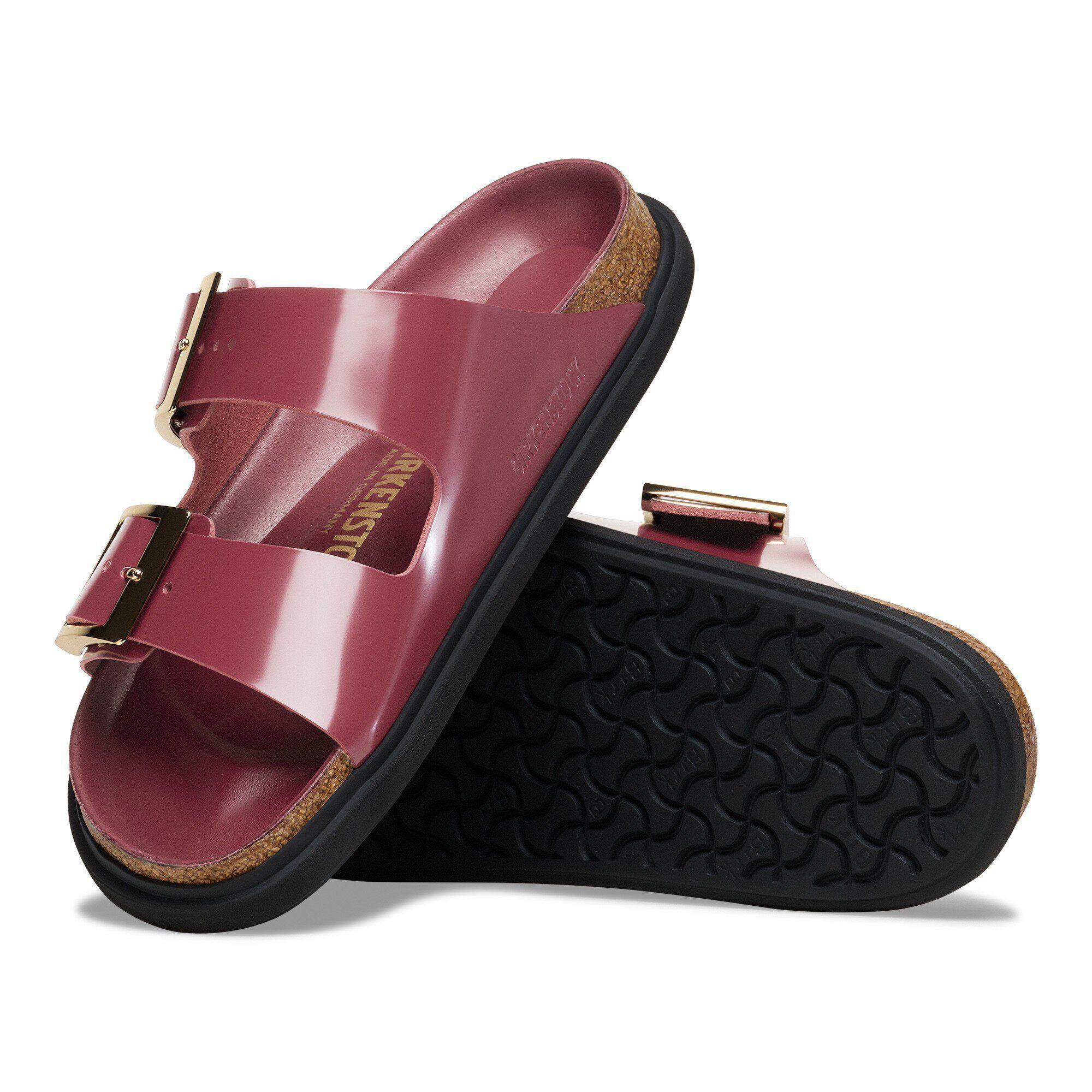 Arizona Droplet Buckle Natural Leather Patent Product Image