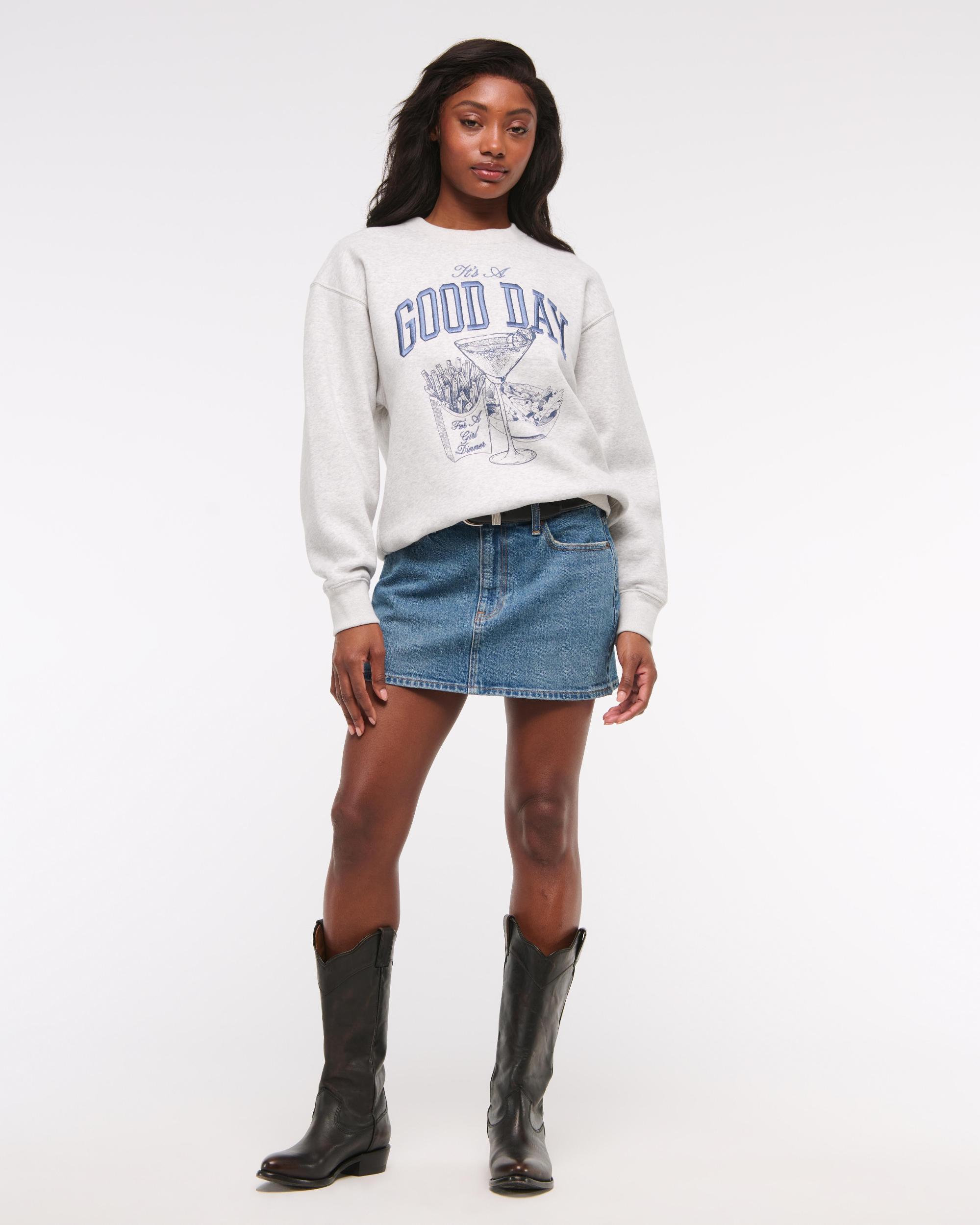 Good Day Graphic Vintage Sunday Crew Product Image