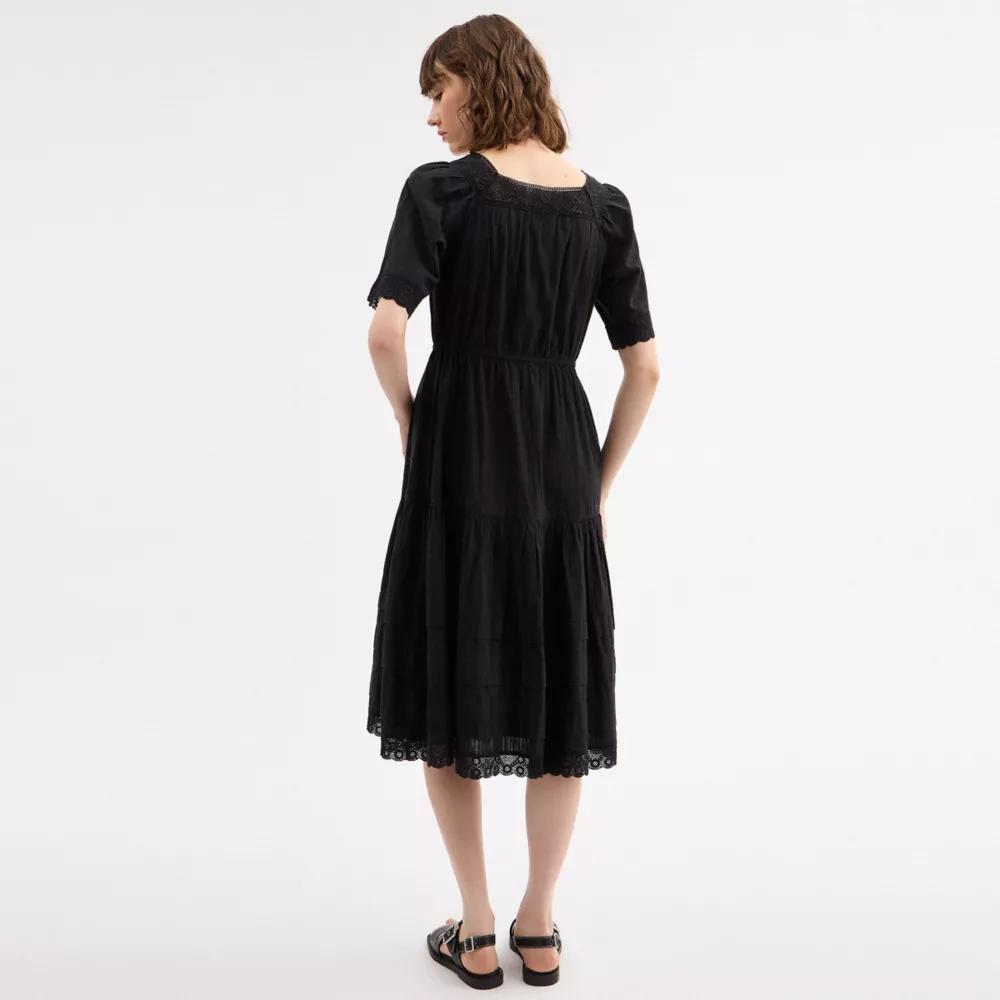 Crochet Trim Dress Product Image