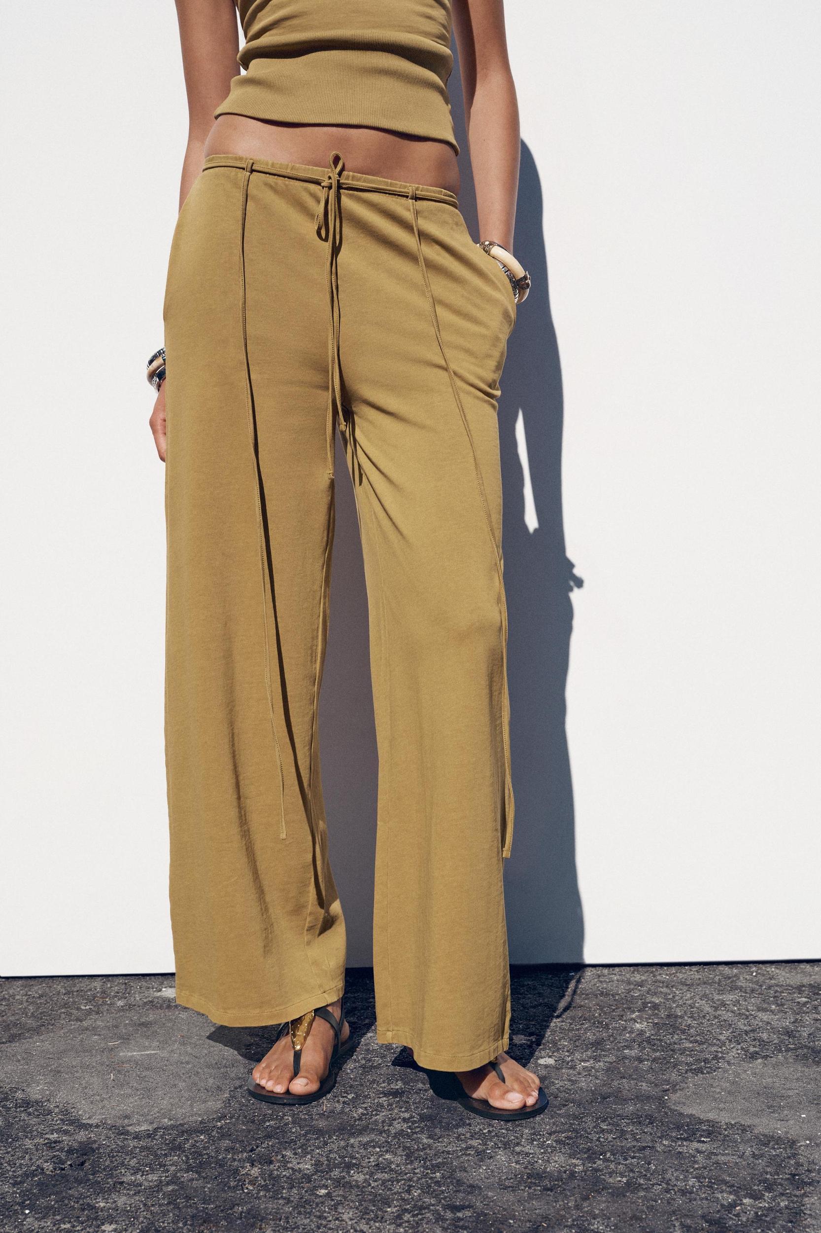 WASHED HEAVY COTTON PANTS Product Image