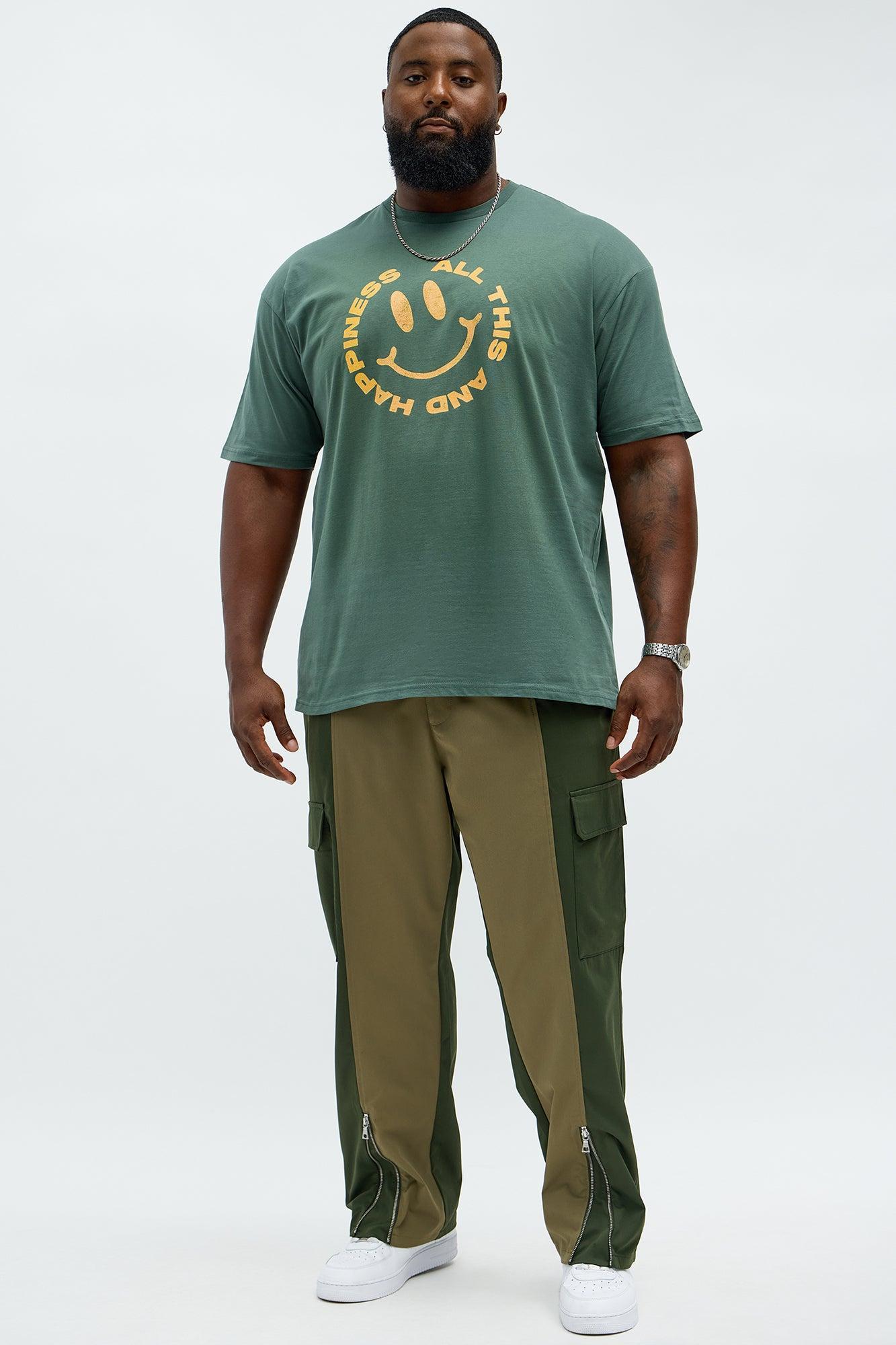 All This Happiness Short Sleeve Tee - Green Product Image
