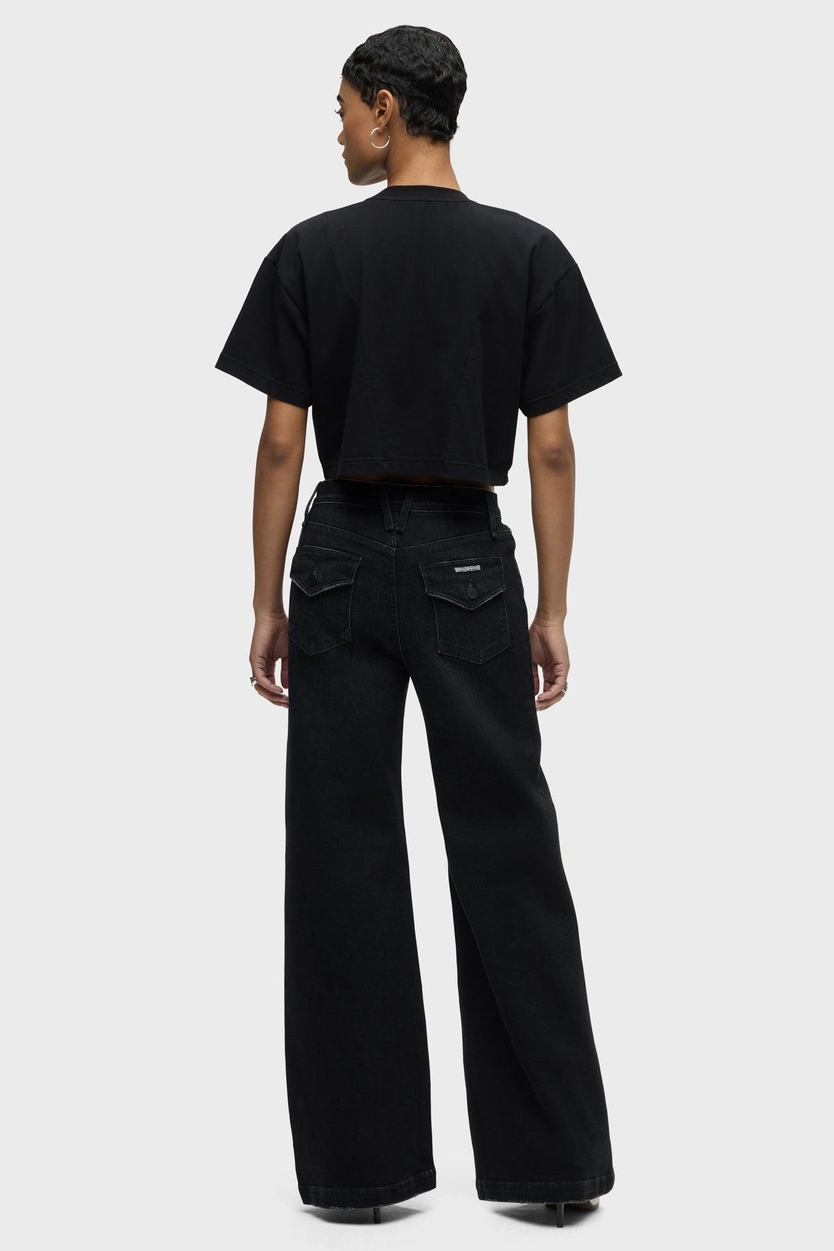 Jodie Loose Fit Wide Leg w/ Flap Jean Female Product Image