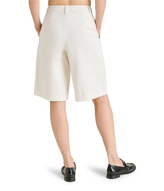 Steve Madden Ivana Twill Pleated Shorts Product Image