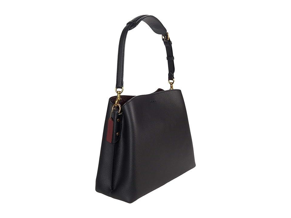 Womens Willow Leather Shoulder Bag Product Image