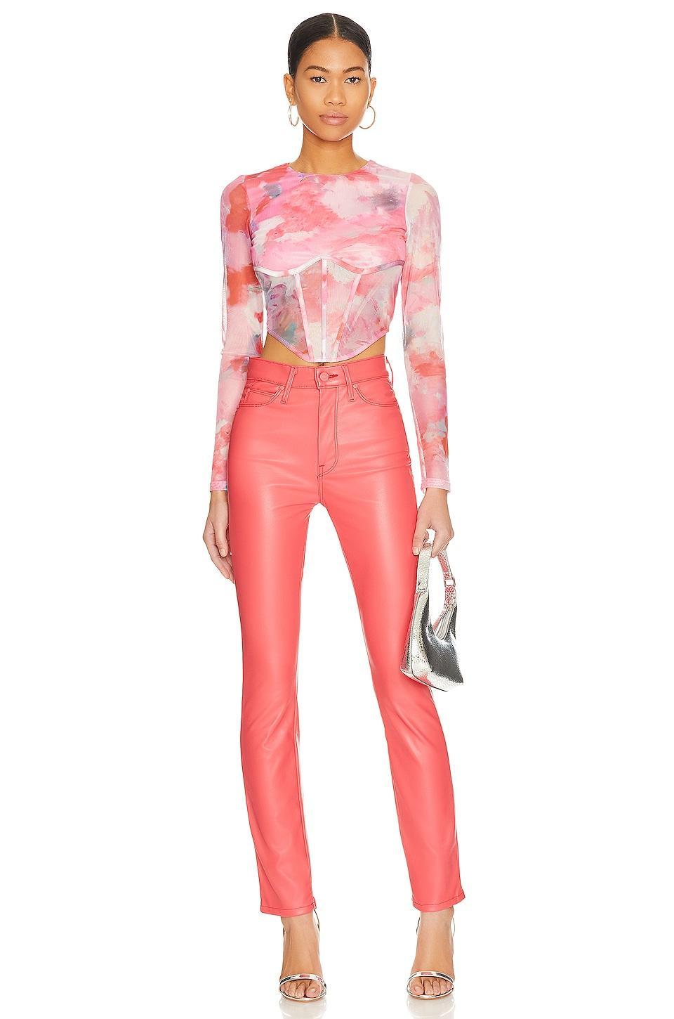 Lena Mesh Corset Top Bardot Product Image