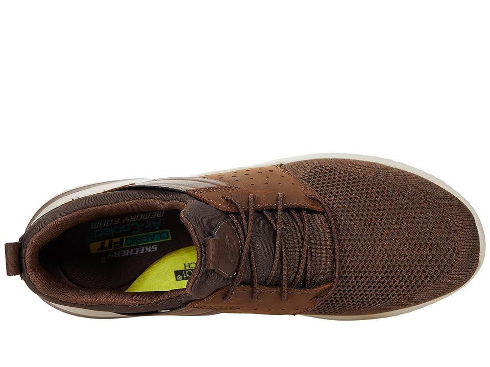 SKECHERS Delson 3.0 - Cicada (Dark ) Men's Shoes Product Image