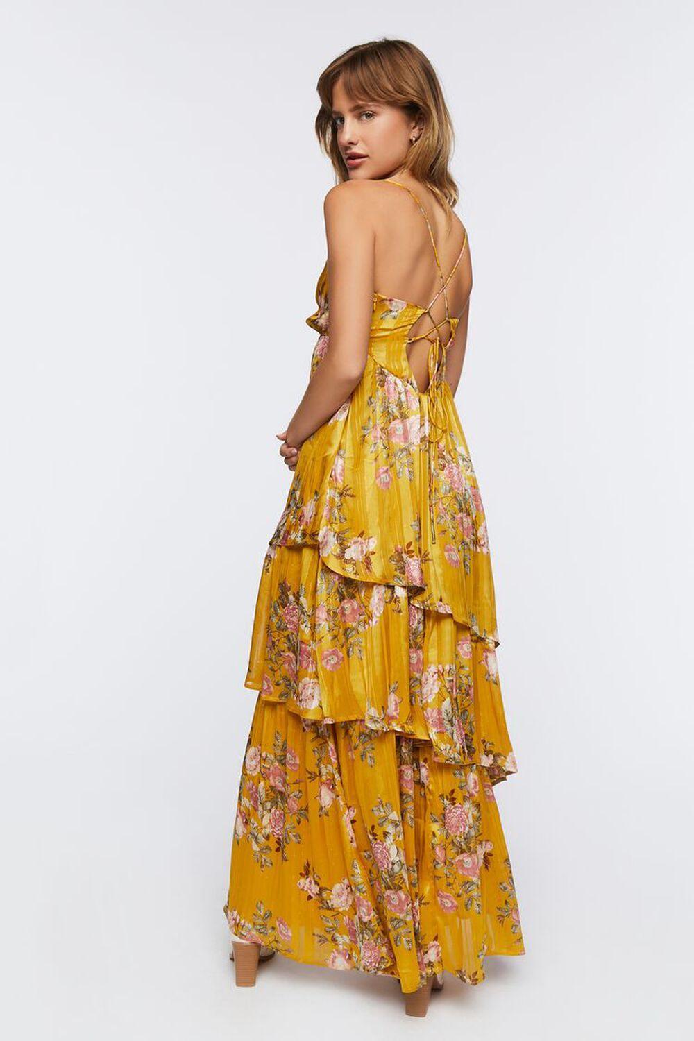 Floral Jacquard Maxi Dress | Forever 21 Product Image