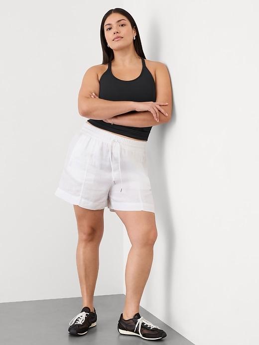 Retreat Linen Mid Rise Short Product Image