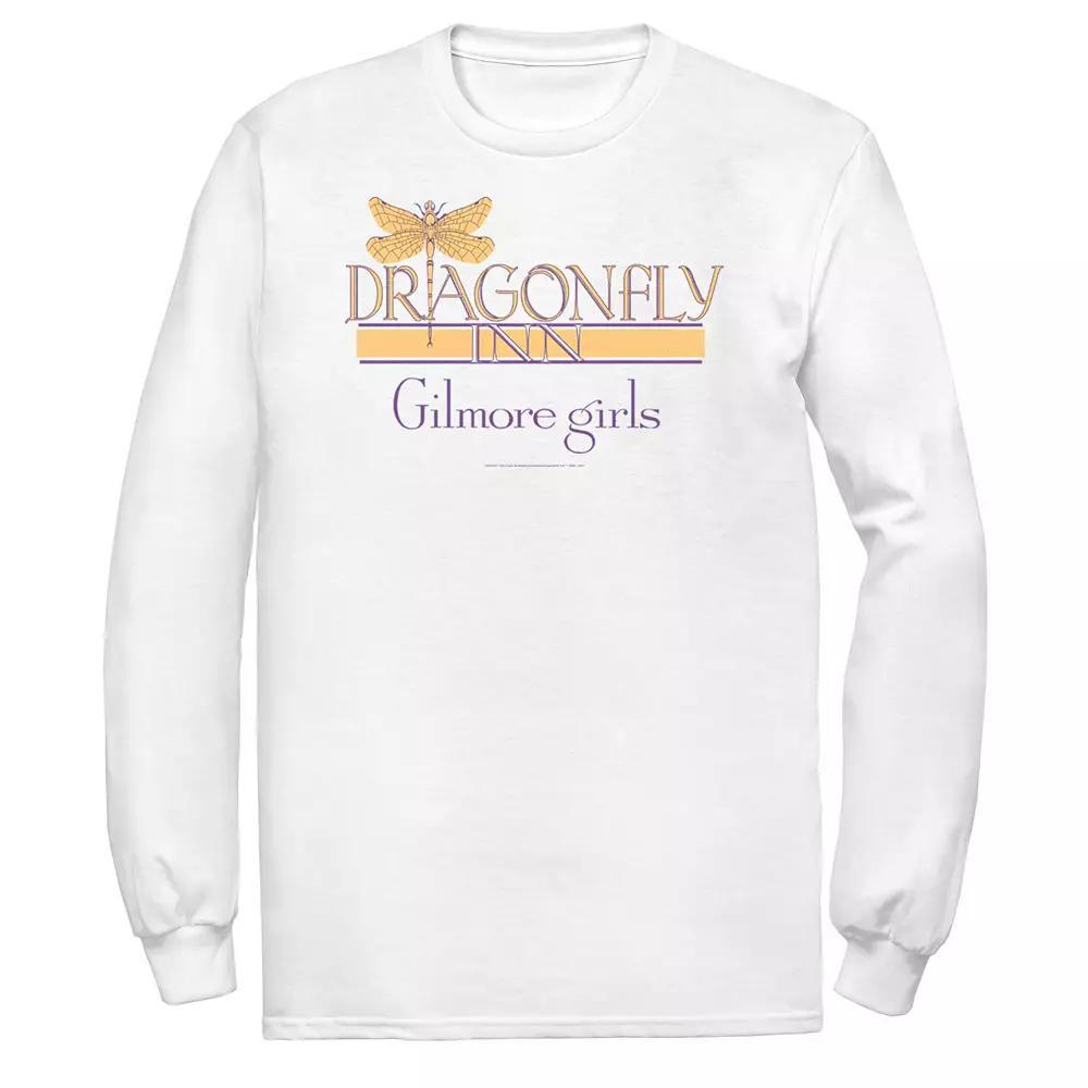 Men's Gilmore Girls Dragonfly Inn Logo Tee, Size: XL, White Product Image