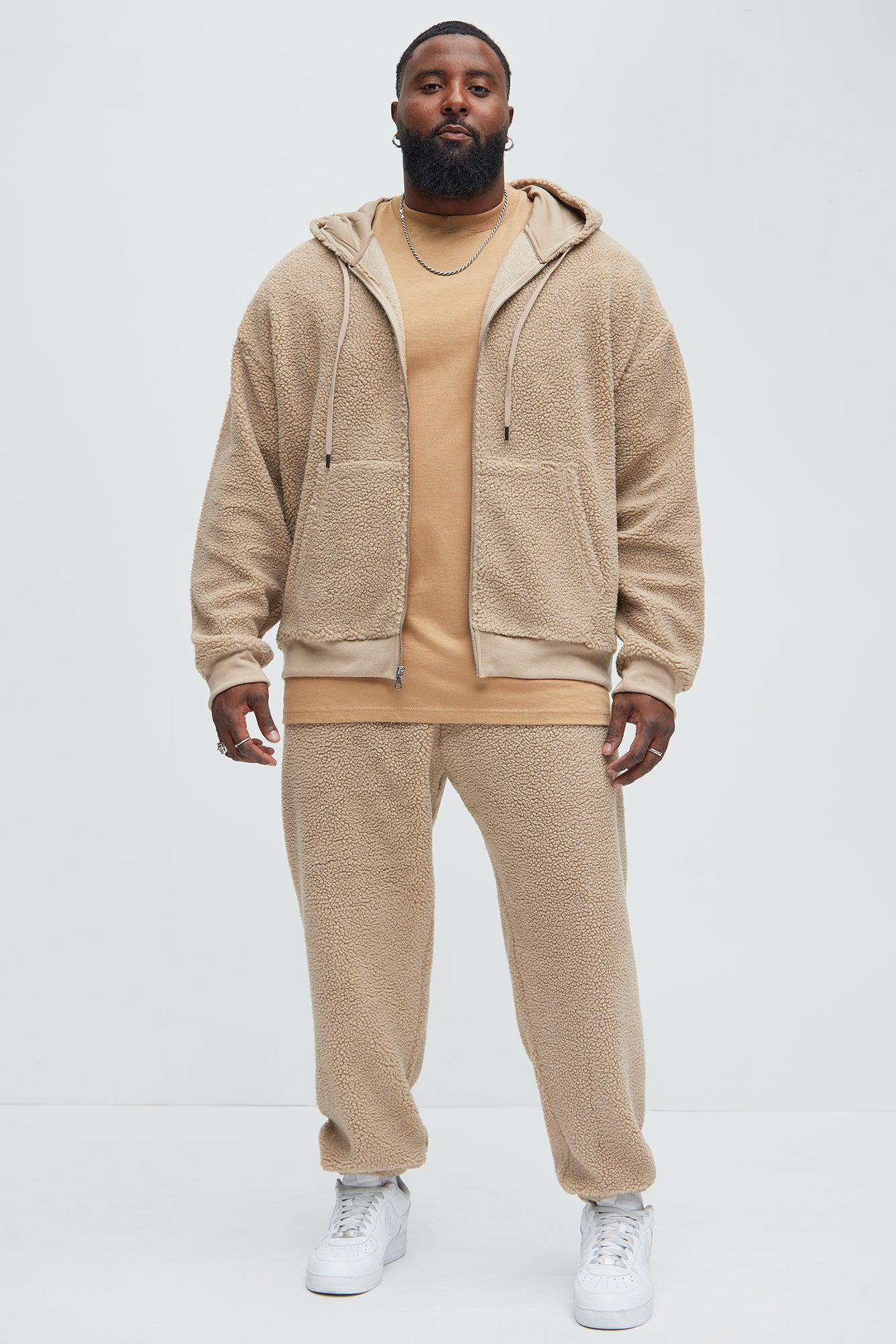 Axel Polar Fleece Jogger - Tan Product Image