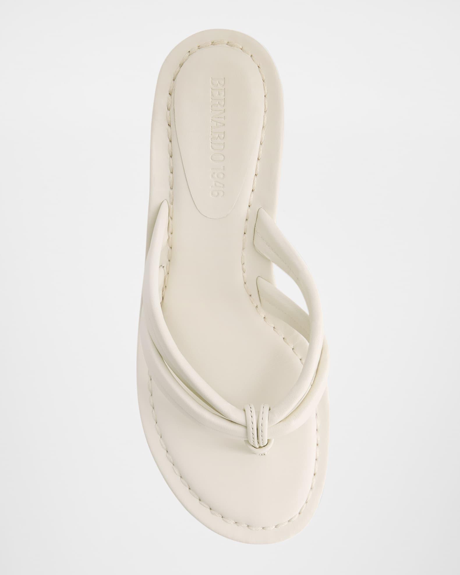 Miami Kitten-Heel Leather Mule Sandals Product Image