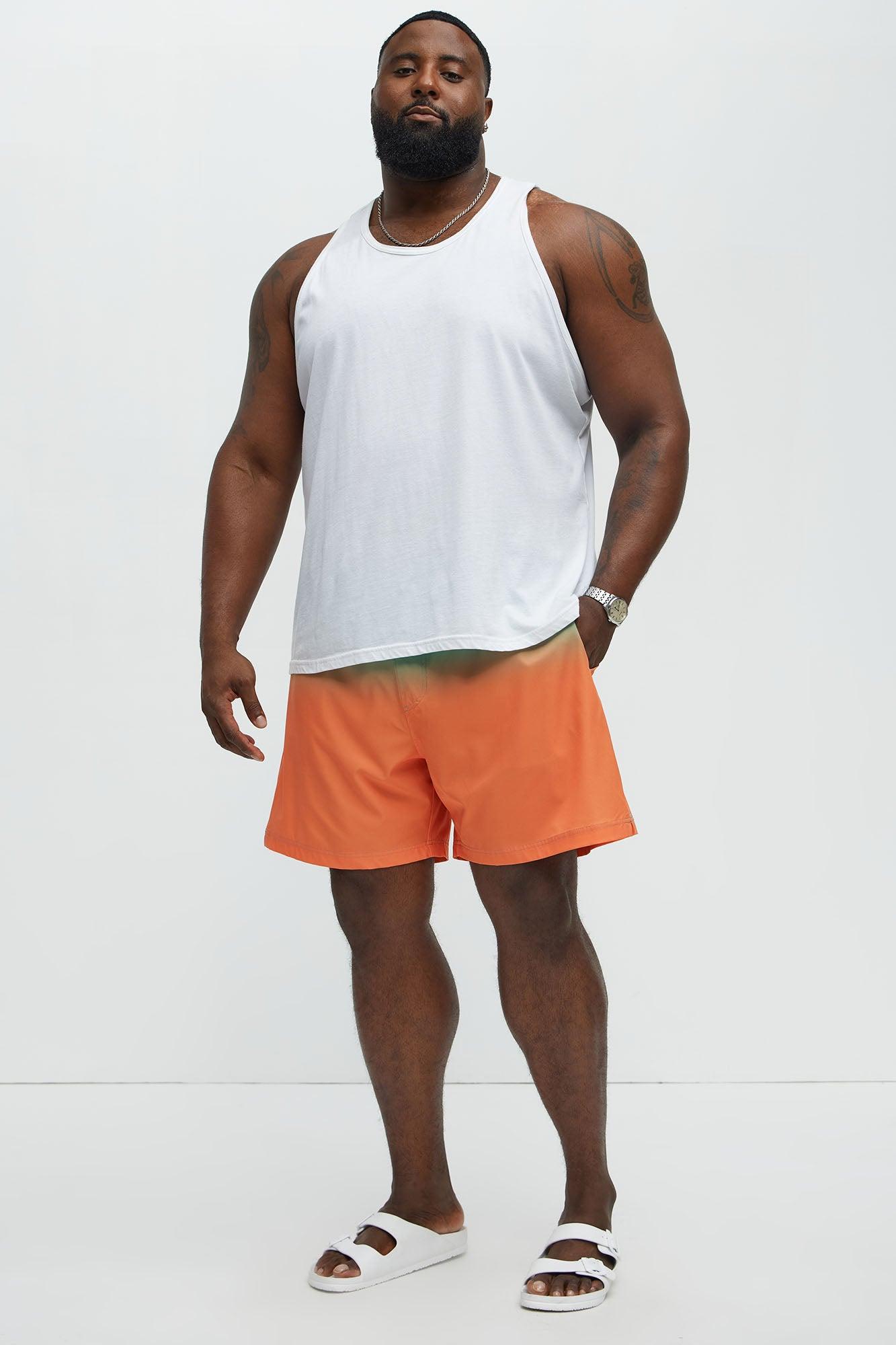 Coastal Fade Swim Classic Trunk - Orange/combo Product Image