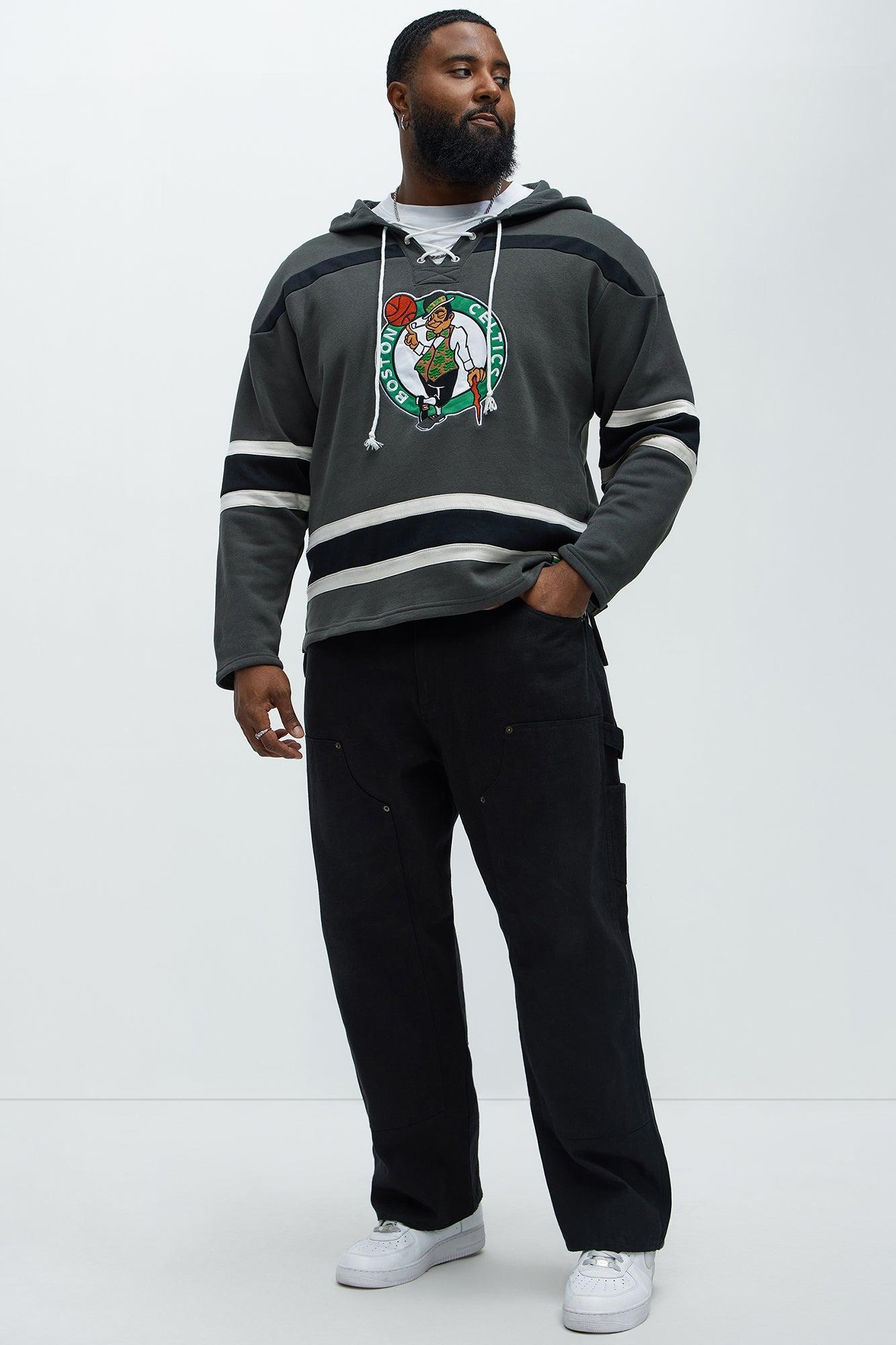 Celtics Body Check Hoodie - Grey Product Image