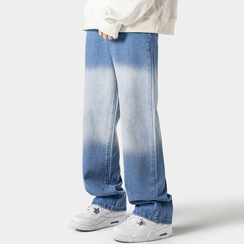 Men's Vintage Gradient Straight Jeans Product Image