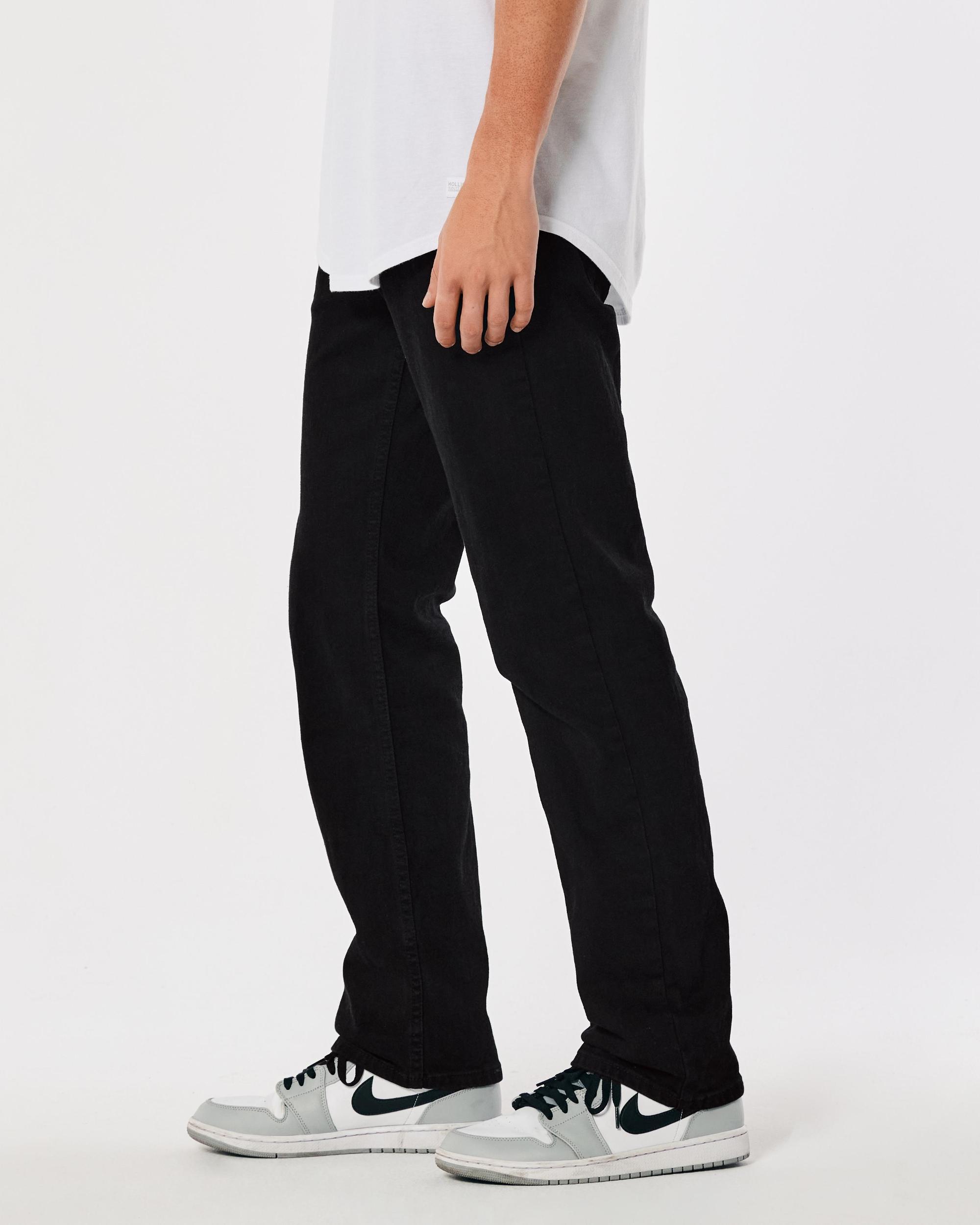 Black Straight Jeans Product Image