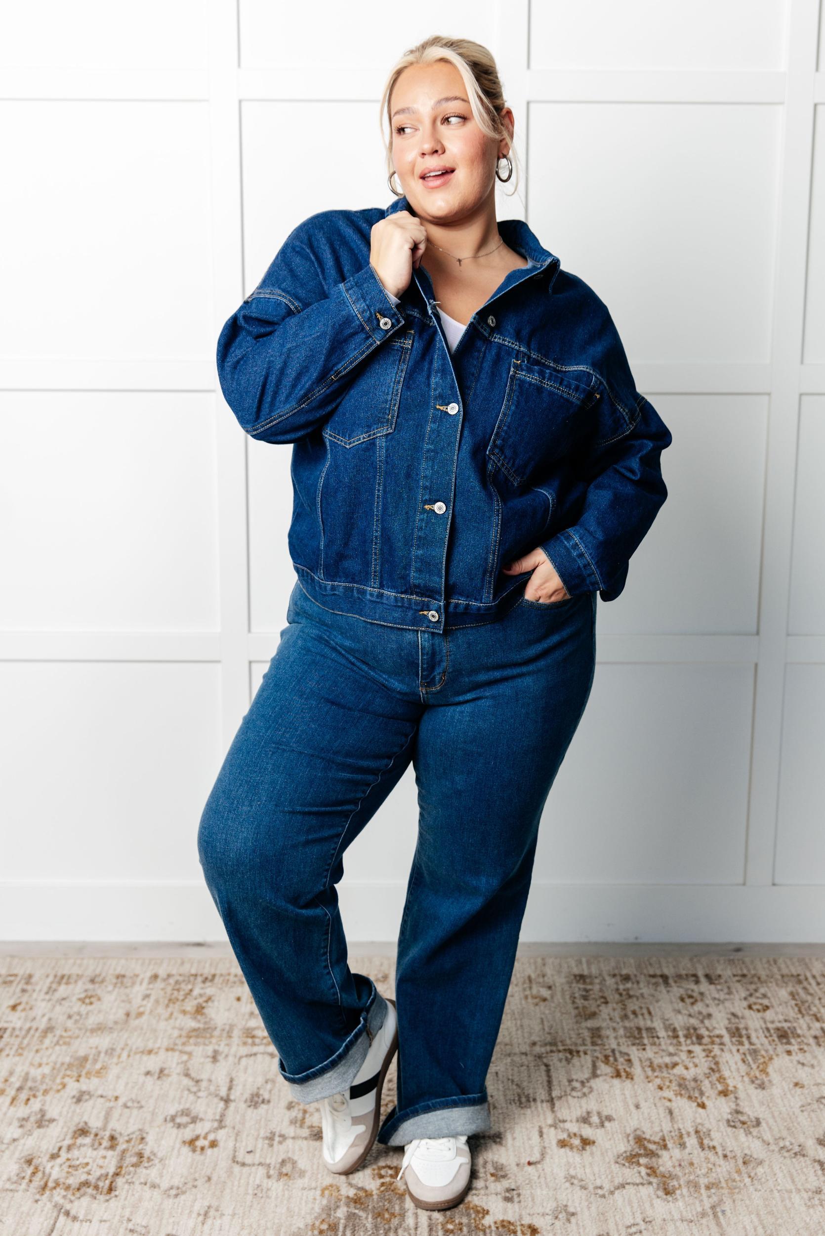 Have We Met Oversized Denim Jacket (Online Exclusive) Product Image