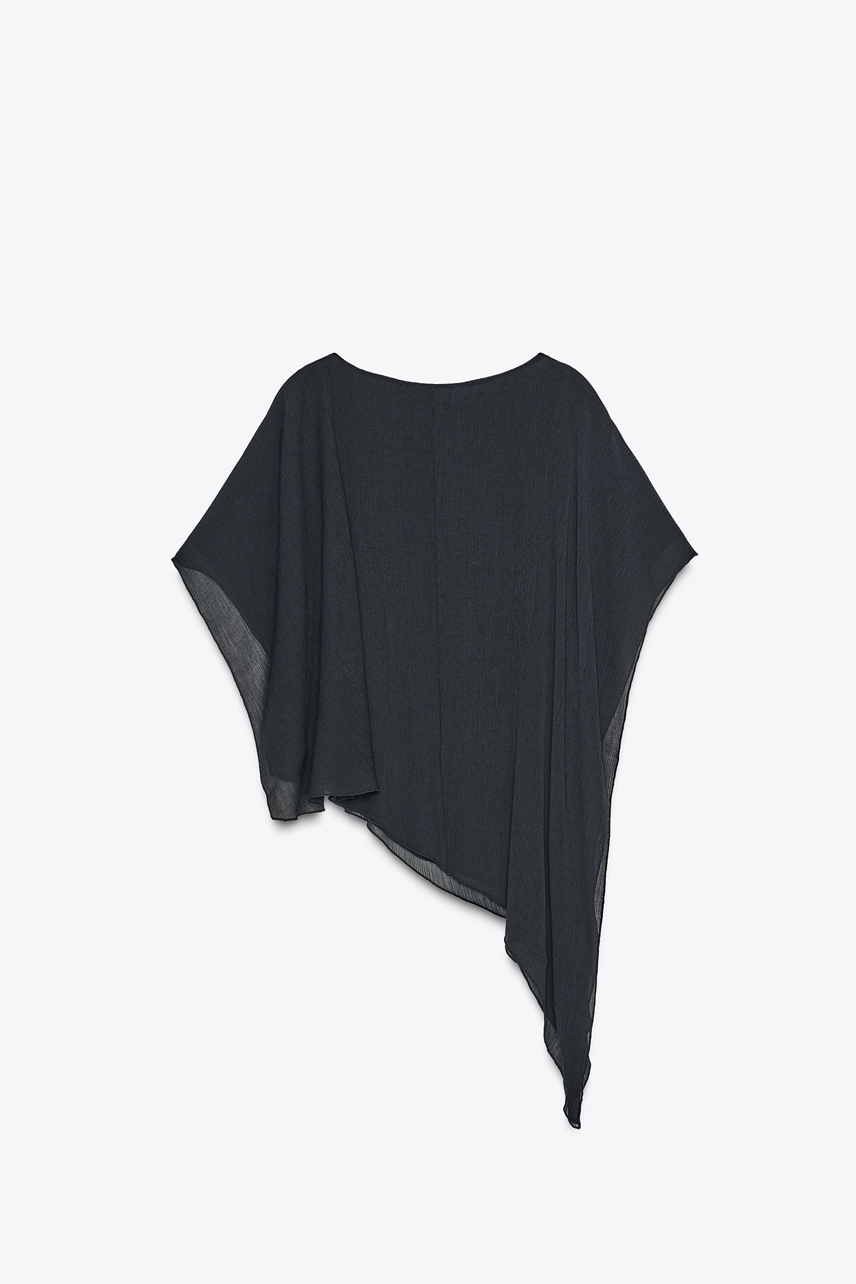 ASYMMETRIC TEXTURED CAPE Product Image
