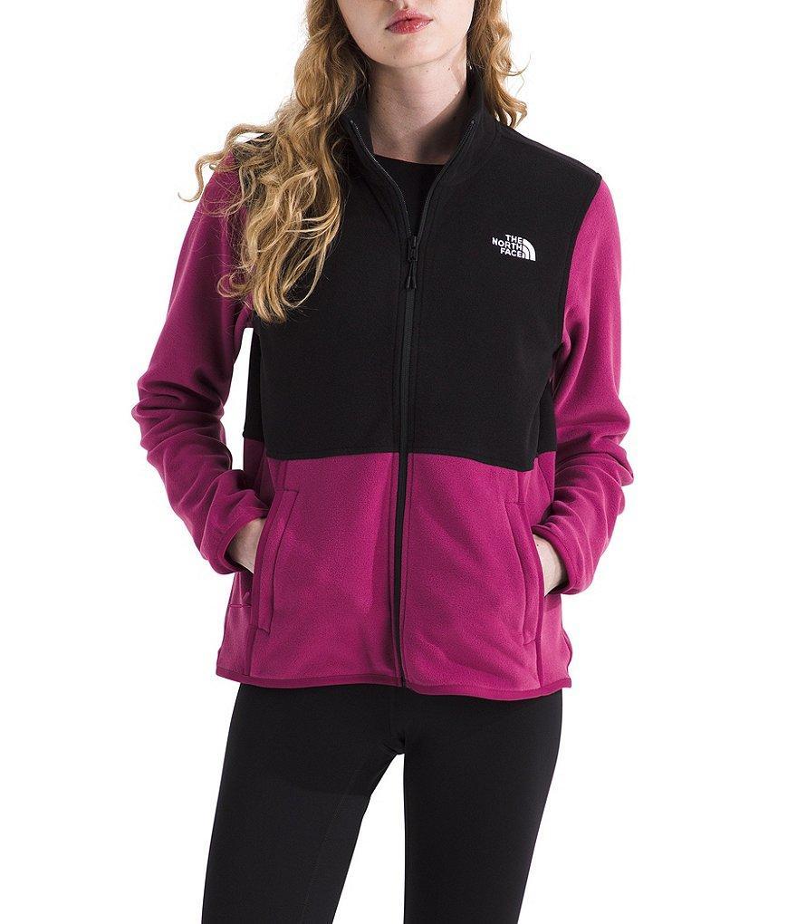 The North Face Women's Glacier Lightweight Fleece Stand Collar Long Sleeve Front Zip Jacket Product Image