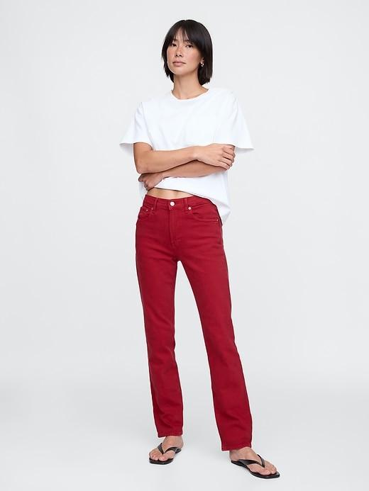 High Rise &apos;90s Straight Jeans Product Image