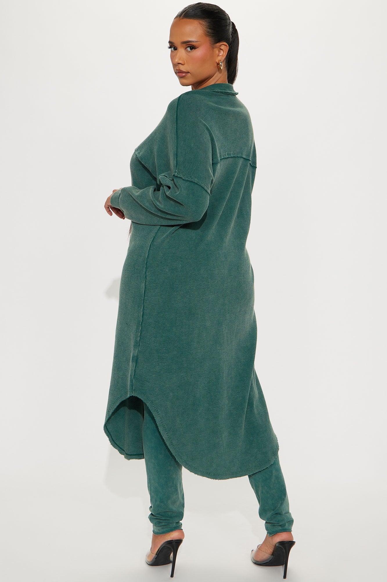 Cece Washed Legging Set - Olive Product Image