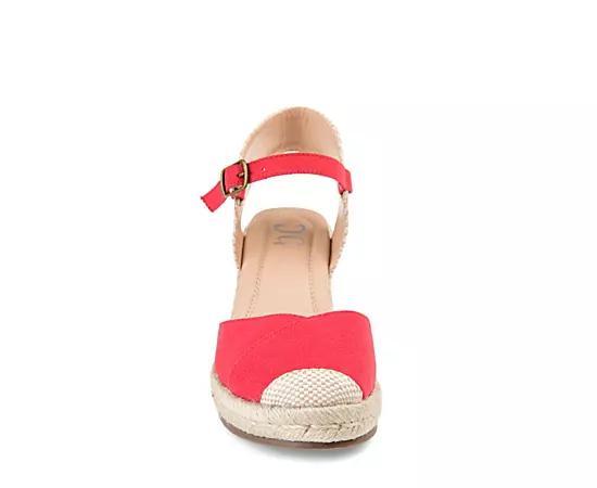 Journee Ashlyn Womens Wedges Blue Product Image