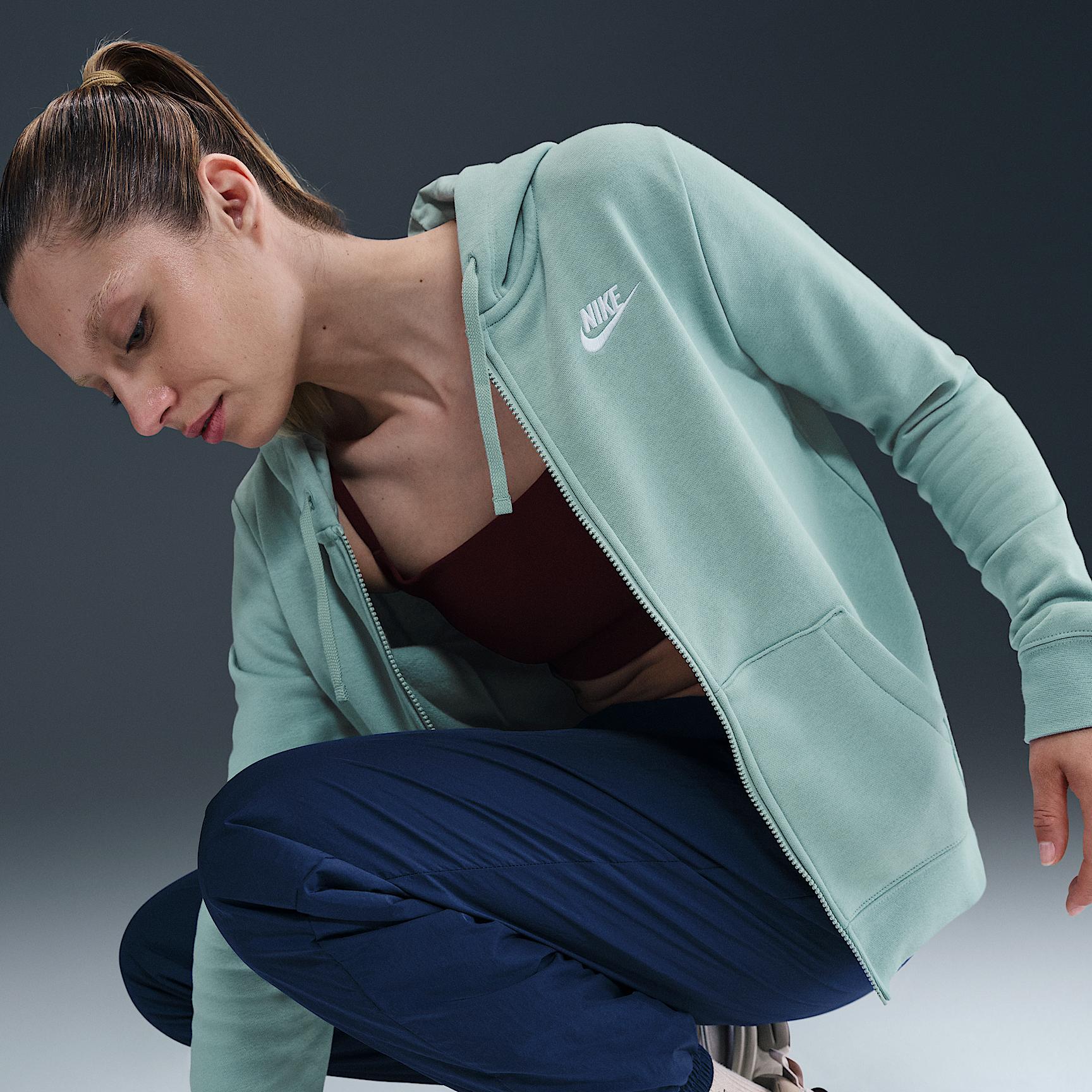 Women's Nike Sportswear Club Fleece Full-Zip Hoodie Product Image