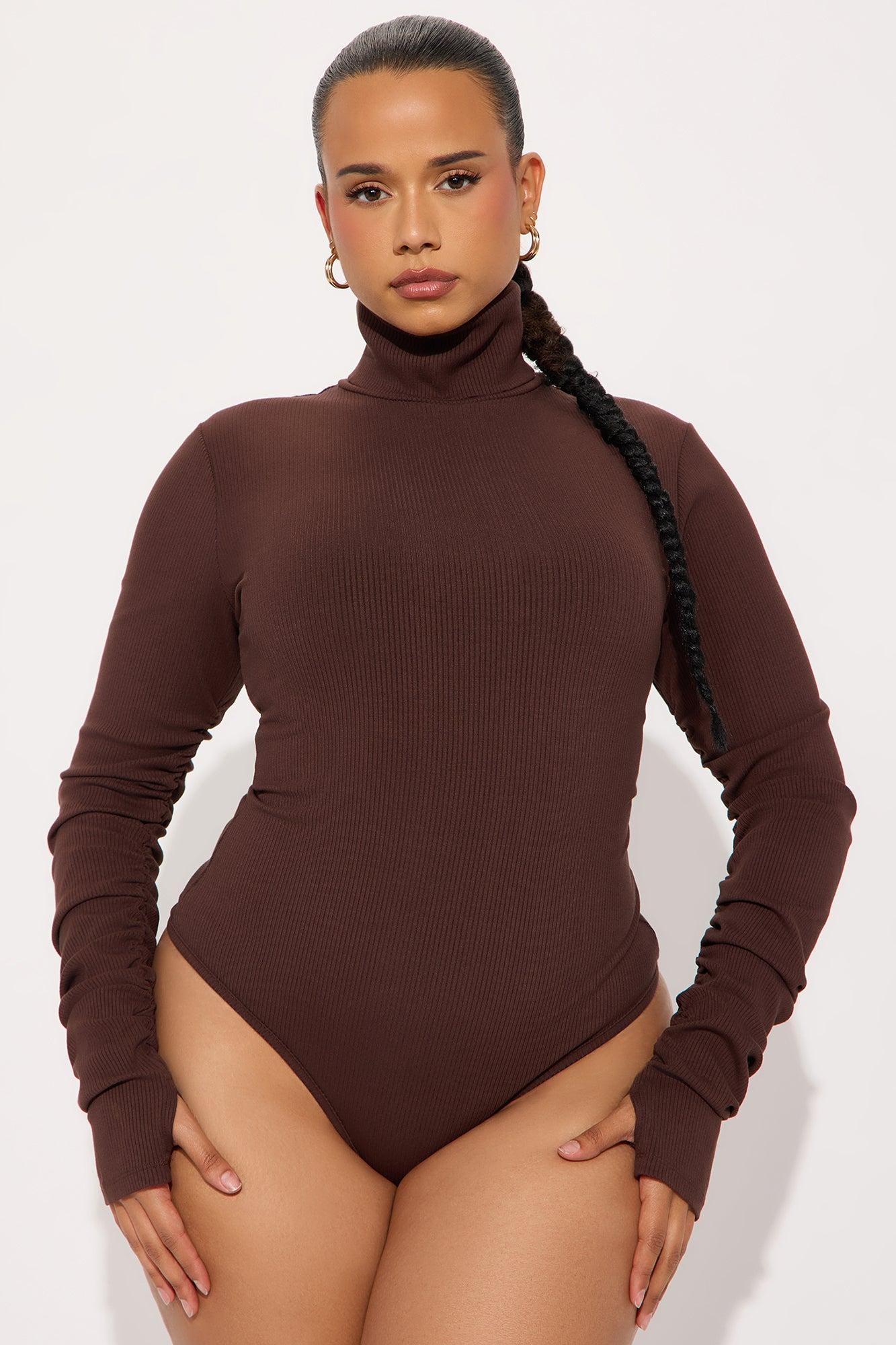 Olivia Snatched Bodysuit - Chocolate Female Product Image